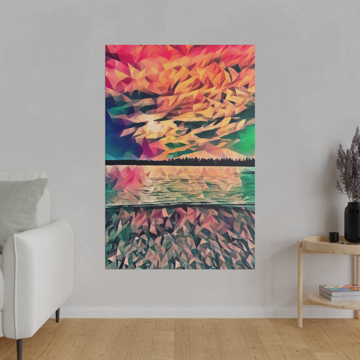 Canvas Print in Multiple Portrait Sizes from the Sunset Series at Intriguing Vistas