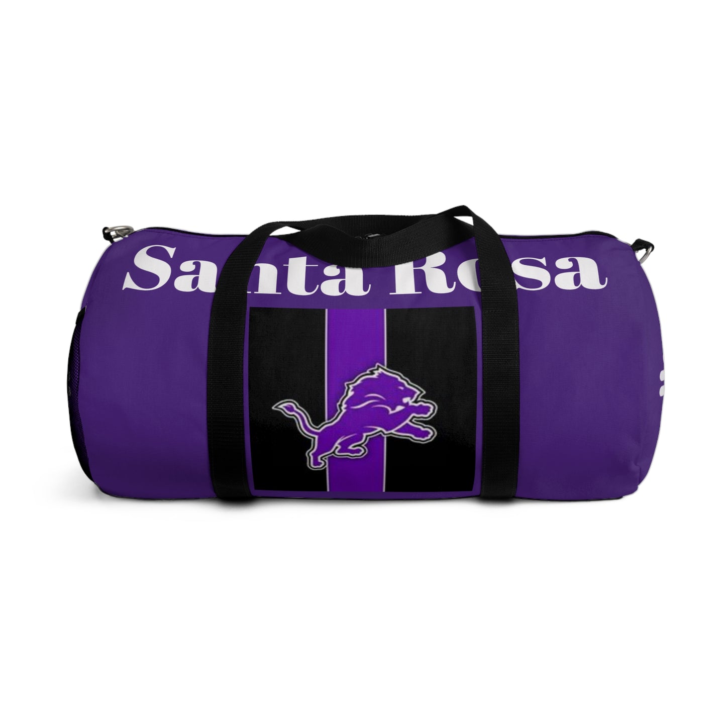 Santa Rosa Duffel Bag Purple w/ Jumping Lion/Zia