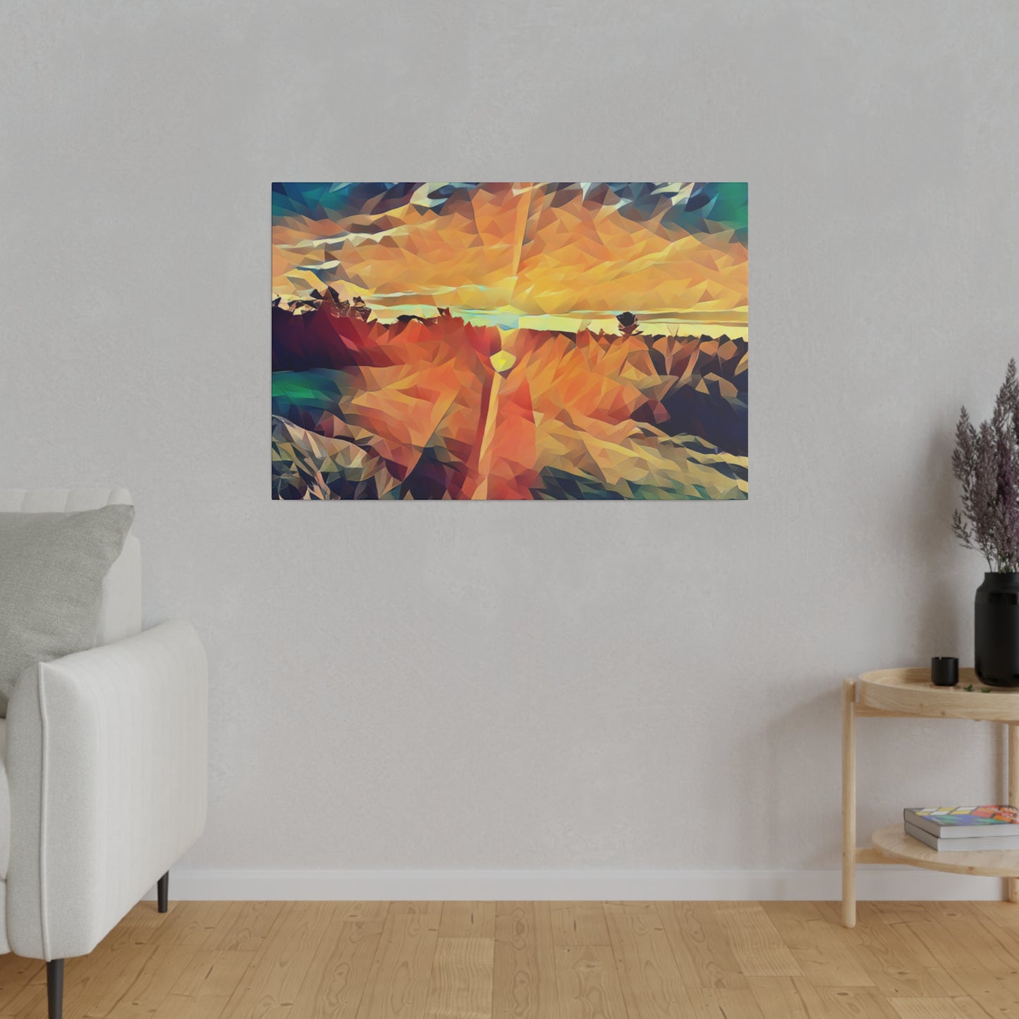 Canvas Art Print in Multiple Landscape Sizes from the Sunset Series at Intriguing Vistas