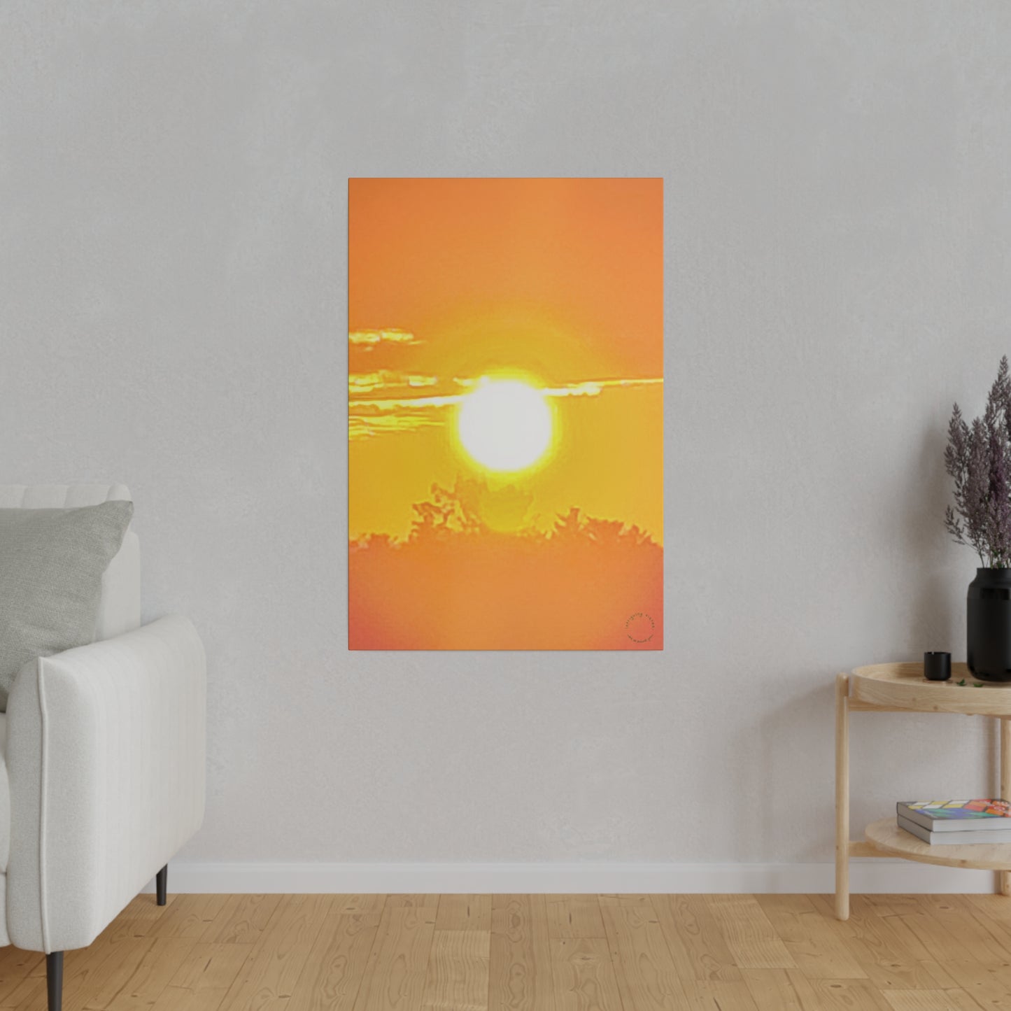 Intriguing Vistas™ Sunset Series Matte Canvas Print in 12 Portrait Sizes!!