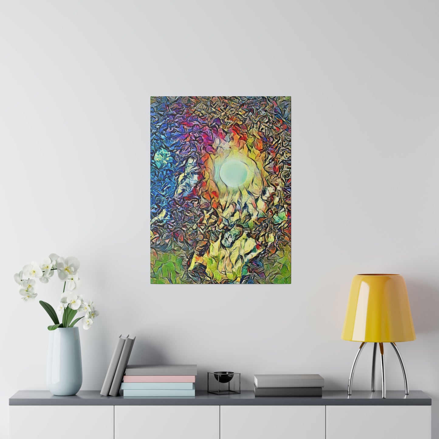 Canvas Art Print in Multiple Portrait Sizes from the Night Sky Series at Intriguing Vistas