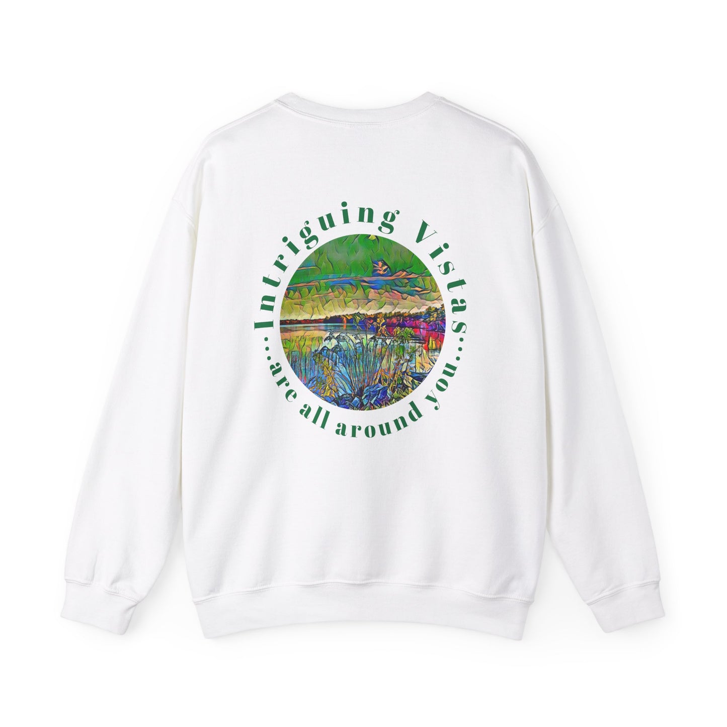 Gildan 18000 Unisex Adult Heavy Blend Crewneck Sweatshirt Available in Multiple Colors from the Scenery Series at Intriguing Vistas