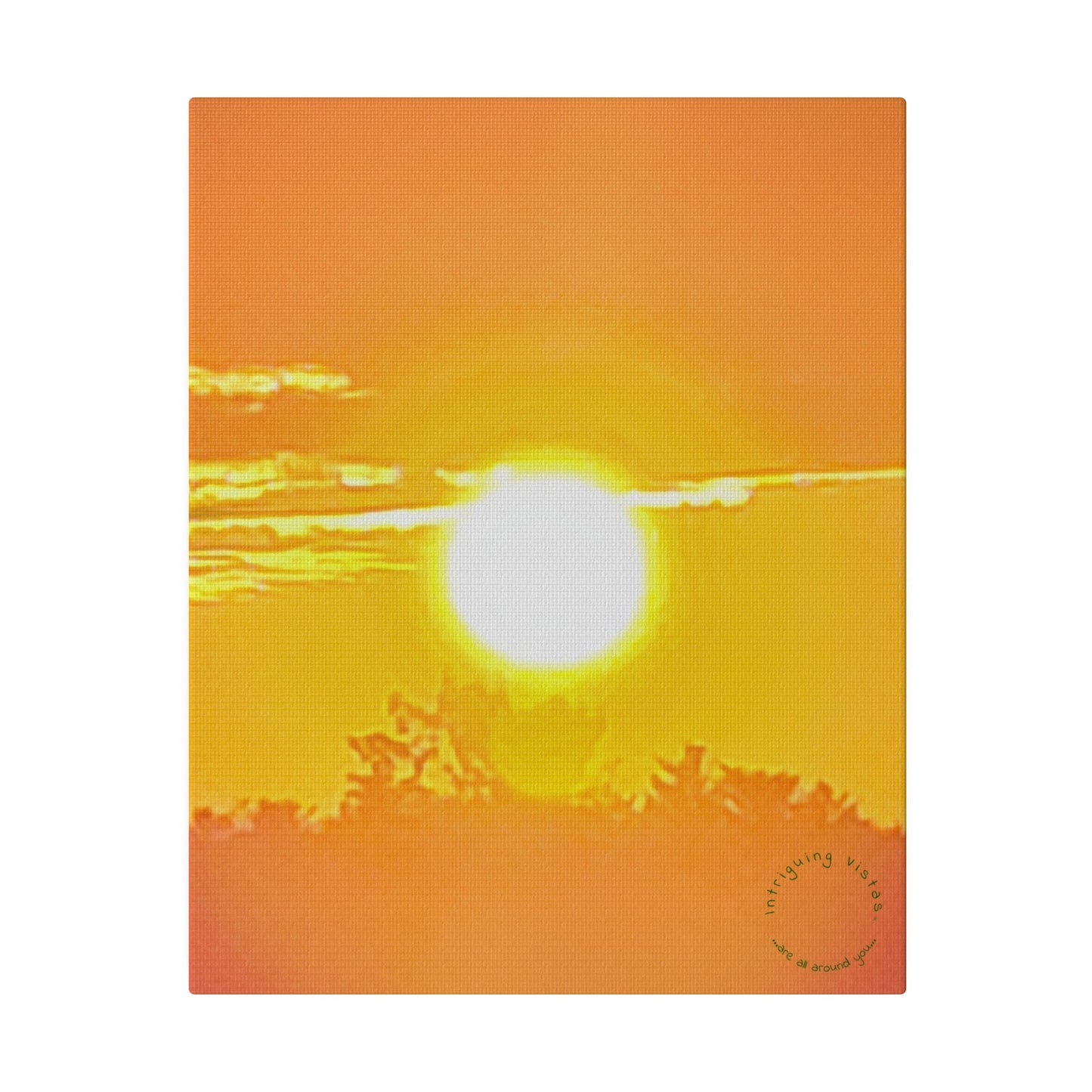 Intriguing Vistas™ Sunset Series Matte Canvas Print in 12 Portrait Sizes!!