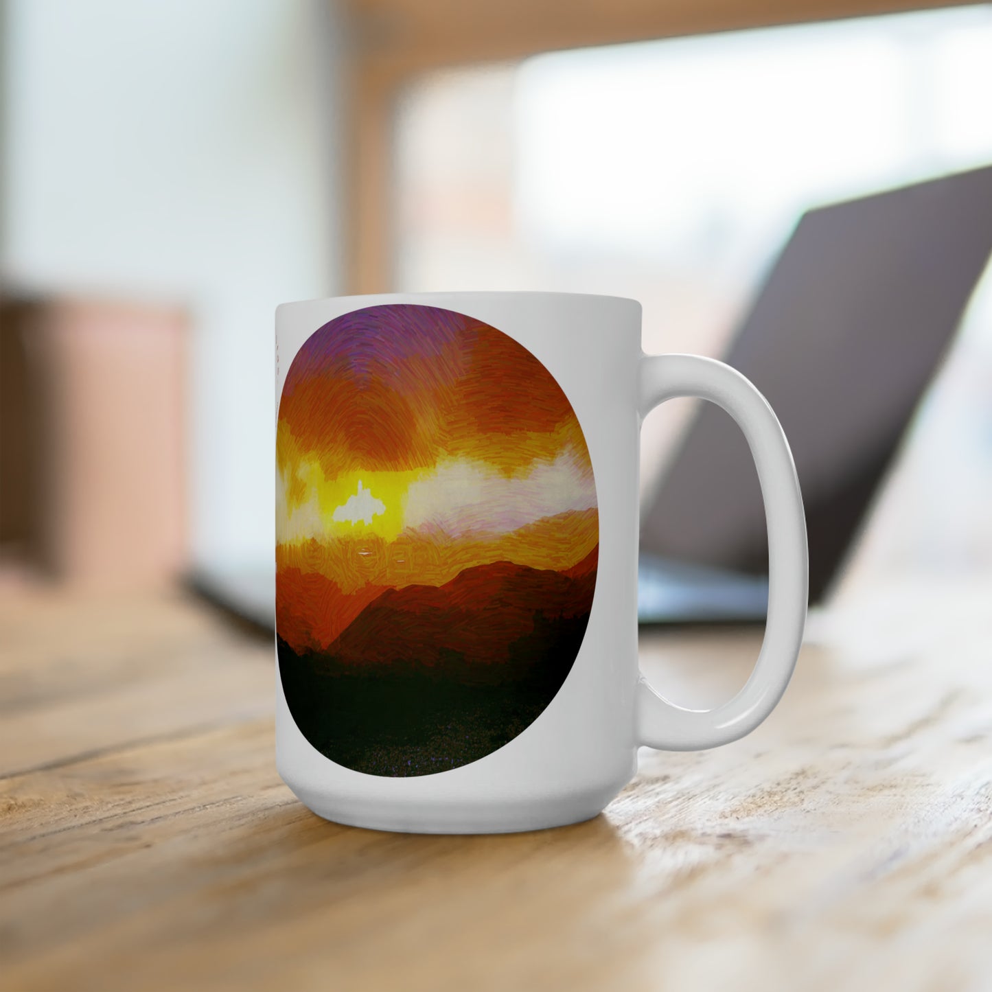 Intriguing Vistas™ Sunset Series Ceramic Mug 15oz