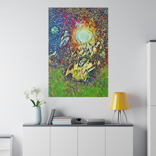 Intriguing Vistas™ Night Sky Series Matte Canvas Print in 12 Portrait Sizes!!