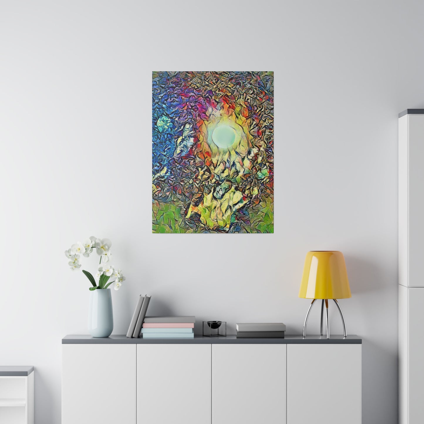 Canvas Art Print in Multiple Portrait Sizes from the Night Sky Series at Intriguing Vistas