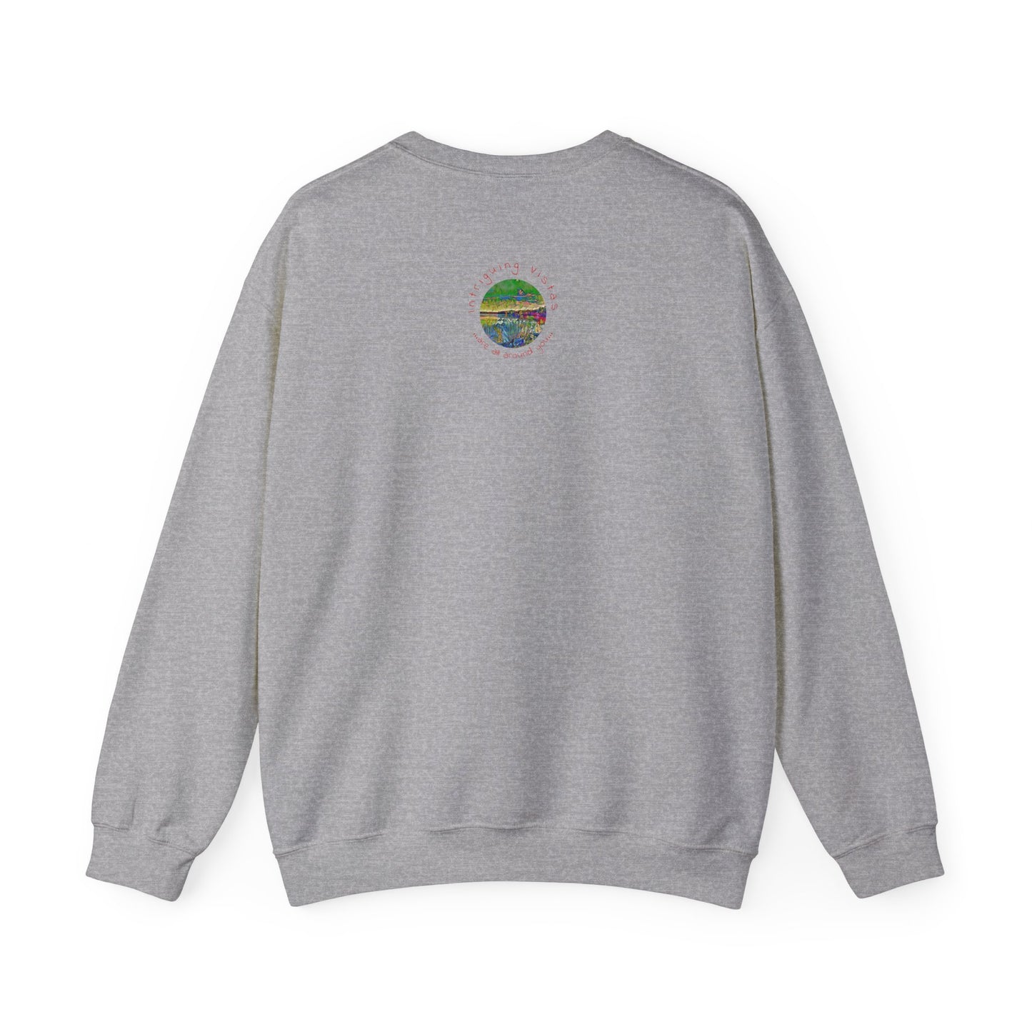 Intriguing Vistas™ Scenery Series Unisex Heavy Blend™ Crewneck Sweatshirt in 7 colors!