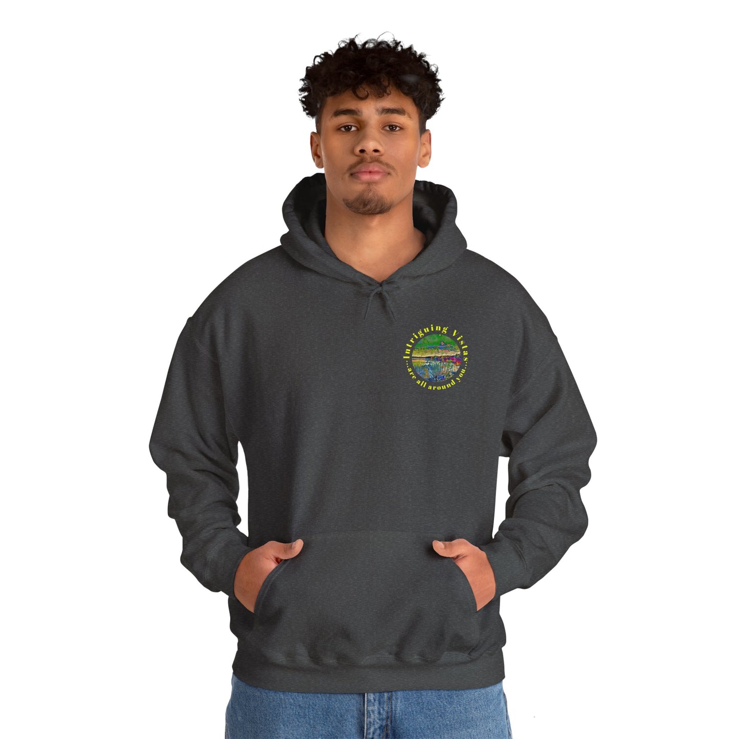 Gildan 18500 Unisex Adult Heavy Blend Crewneck Hooded Sweatshirt from the Scenery Series at Intriguing Vistas