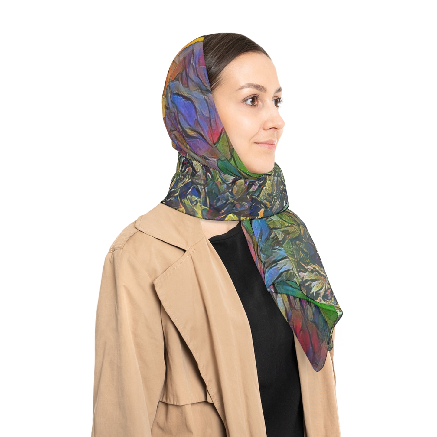 Custom Designed Scarf Available In Two Sizes From The Sunset Series at Intriguing Vistas