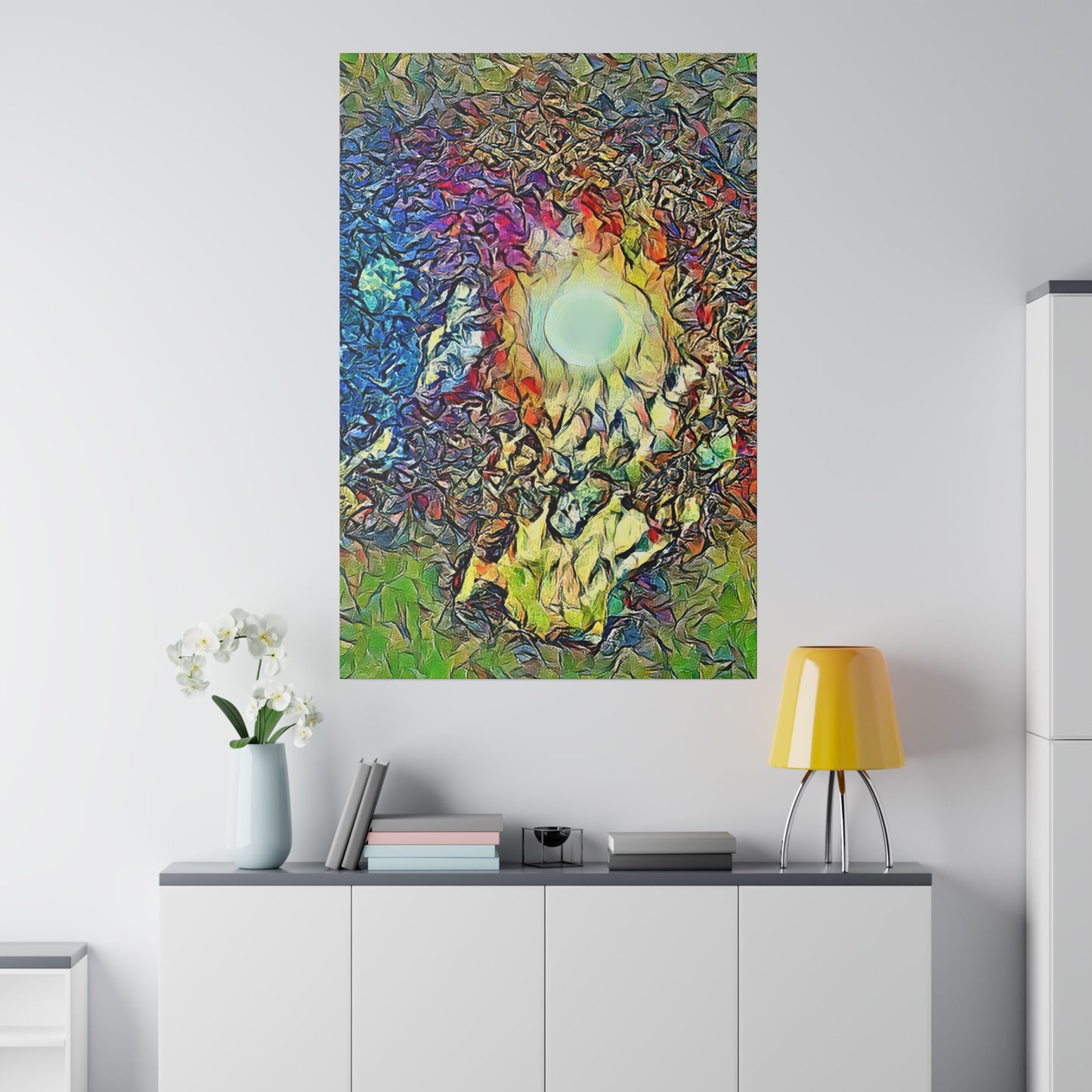 Canvas Art Print in Multiple Portrait Sizes from the Night Sky Series at Intriguing Vistas