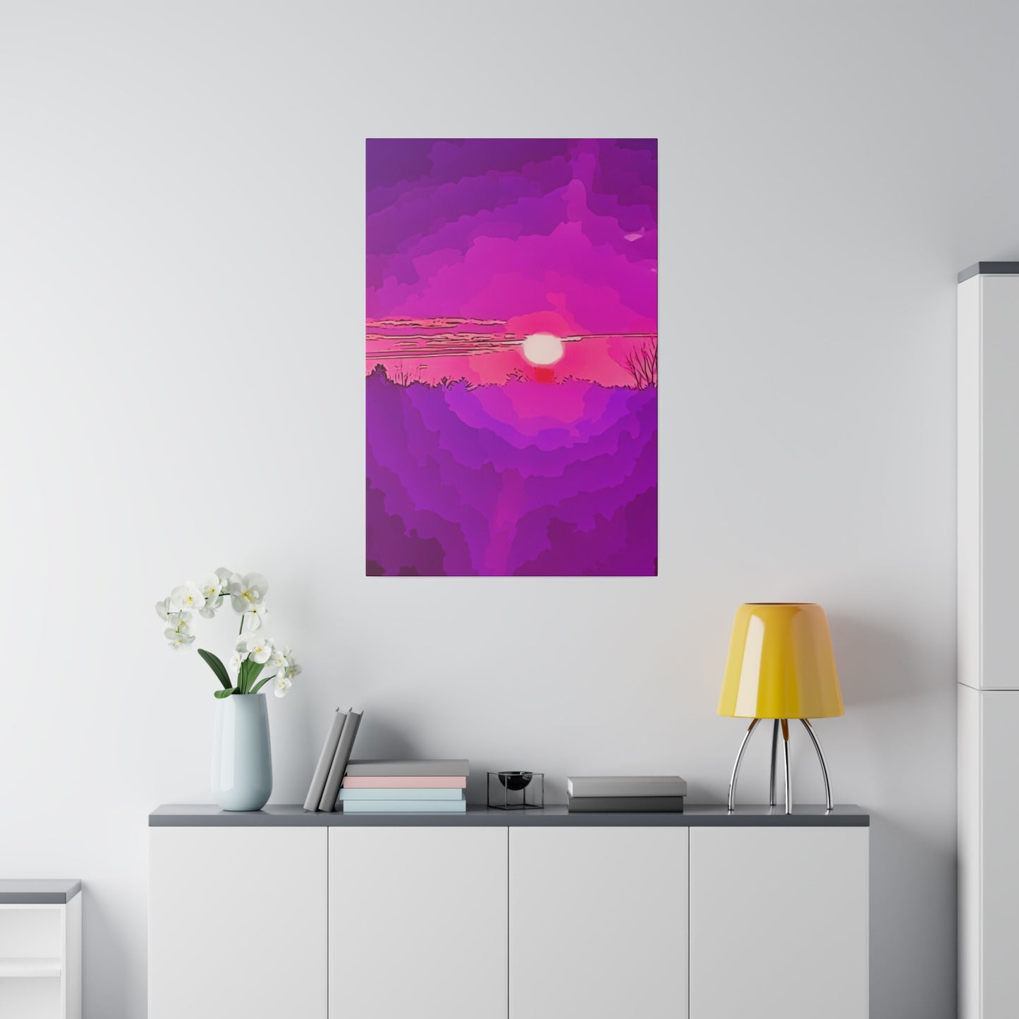 Canvas Print in Multiple Portrait Sizes from the Sunset Series at Intriguing Vistas