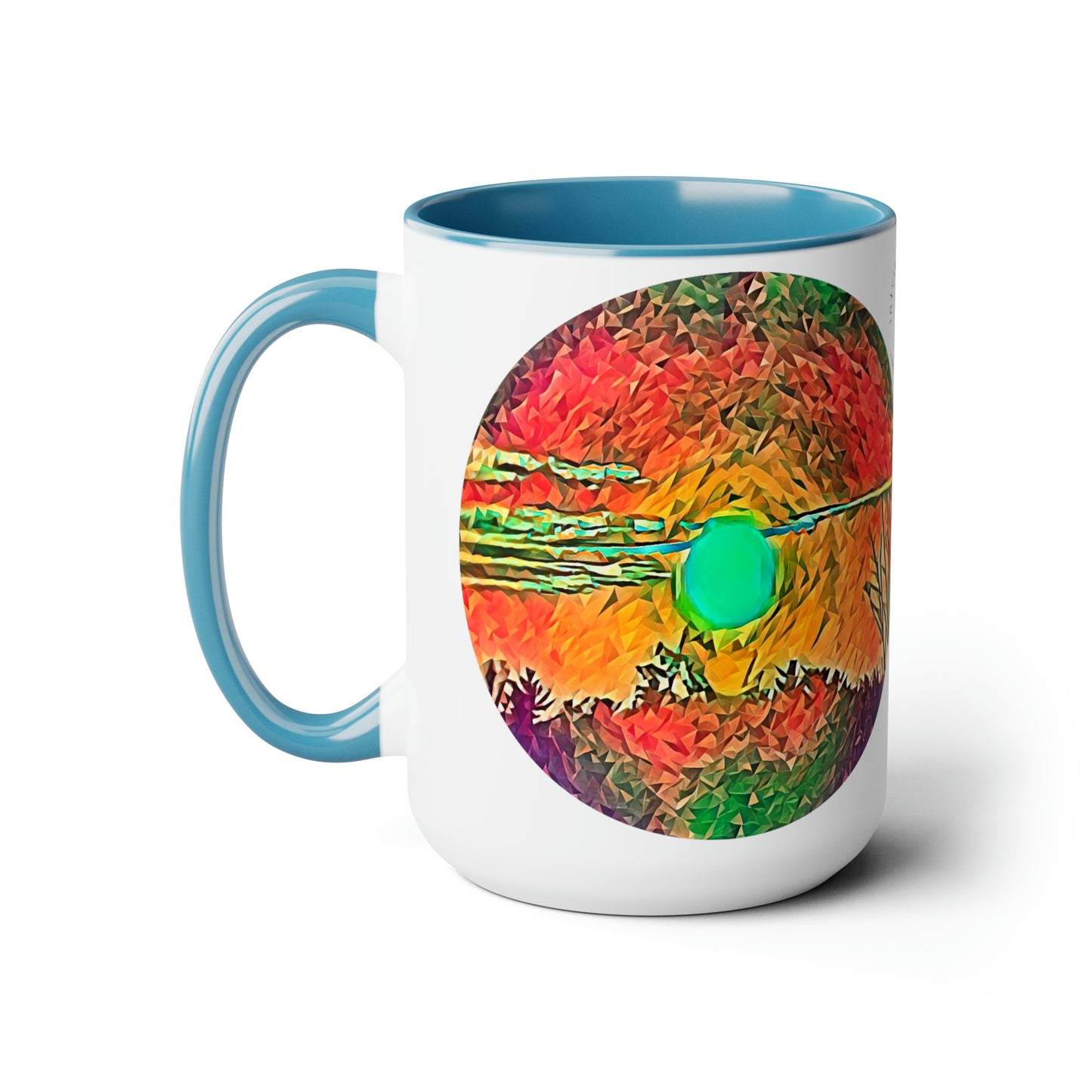 Intriguing Vistas™ Sunset Series Two-Tone Coffee Mugs, 15oz