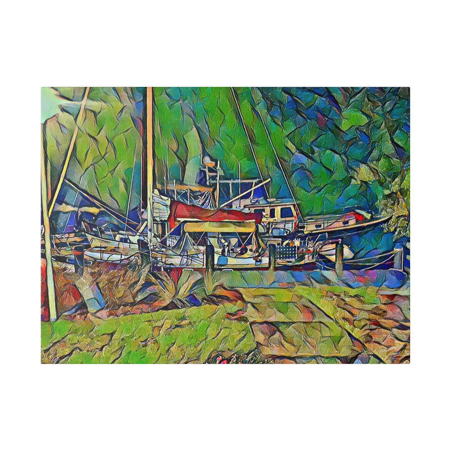 Canvas Print in Multiple Landscape Sizes from the Nautical Series at Intriguing Vistas