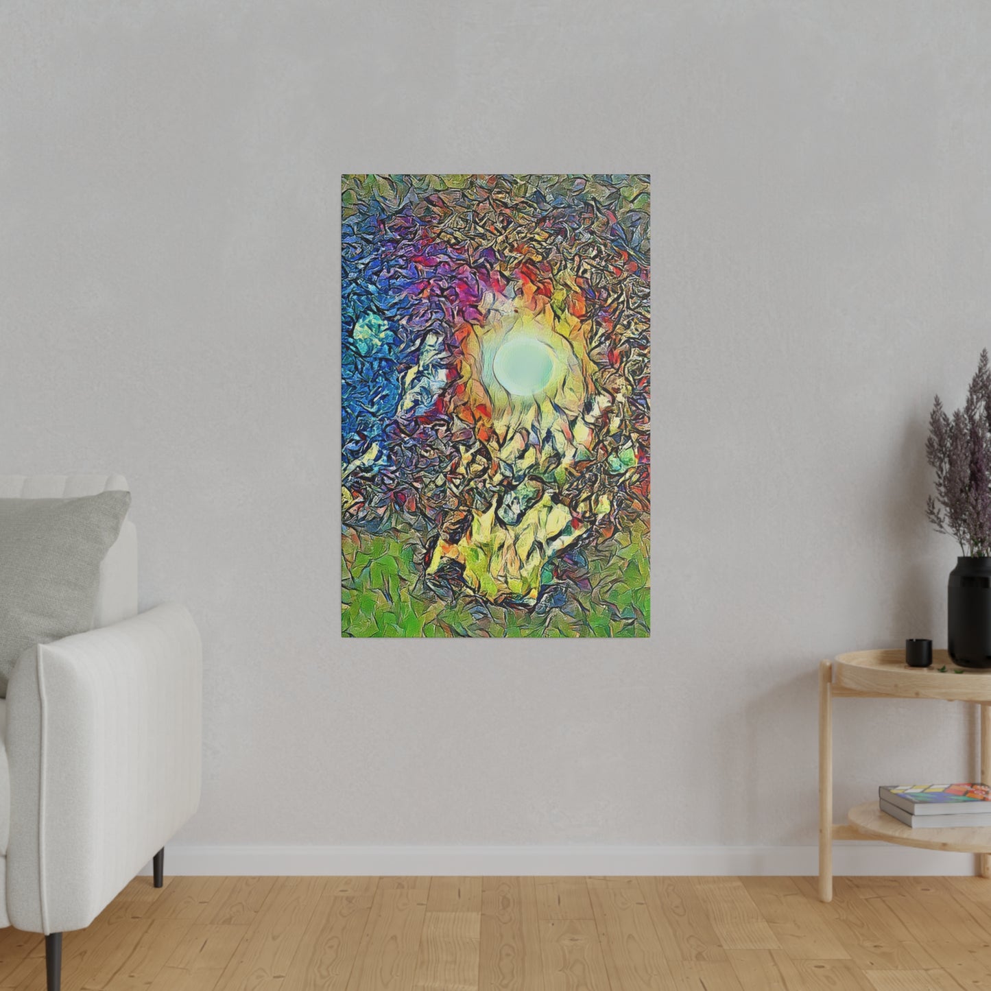 Canvas Art Print in Multiple Portrait Sizes from the Night Sky Series at Intriguing Vistas