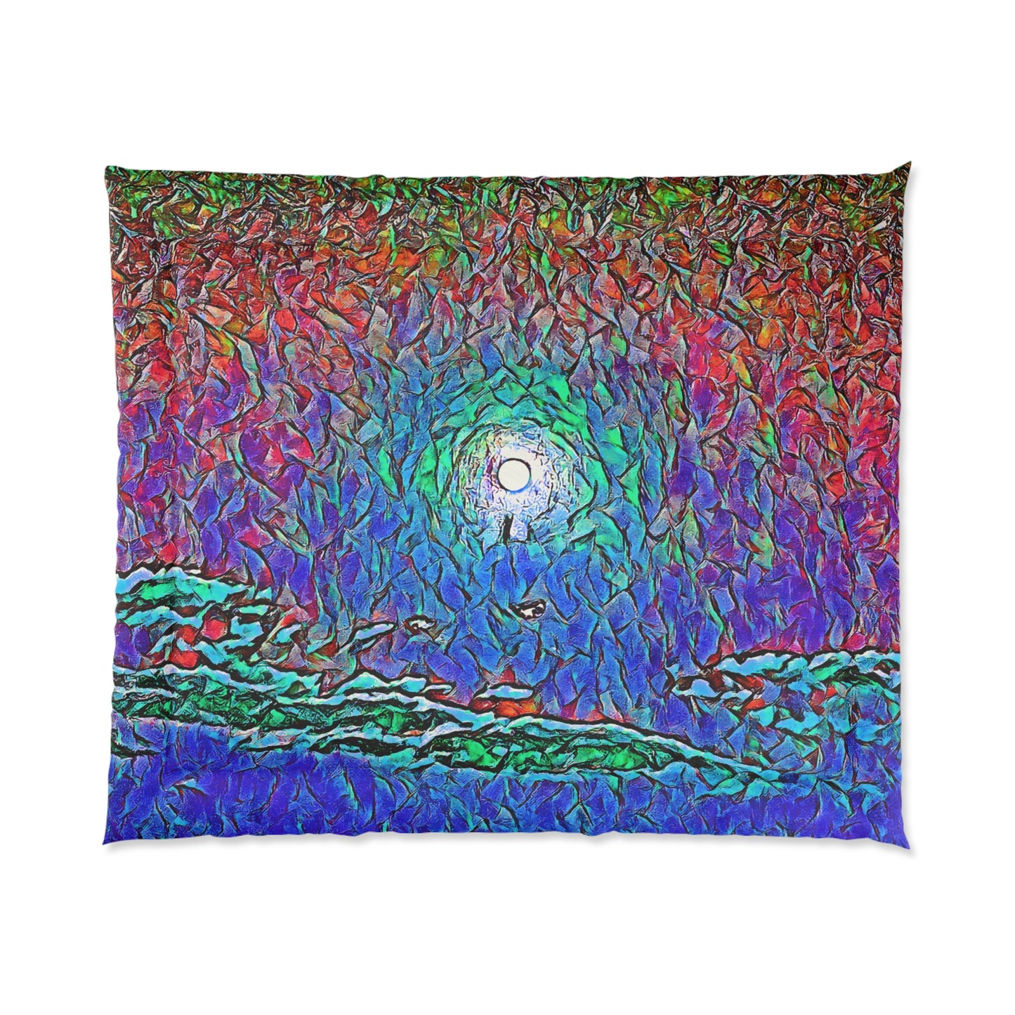 Custom Comforter Available in Four Sizes From The Night Sky Series at Intriguing Vistas