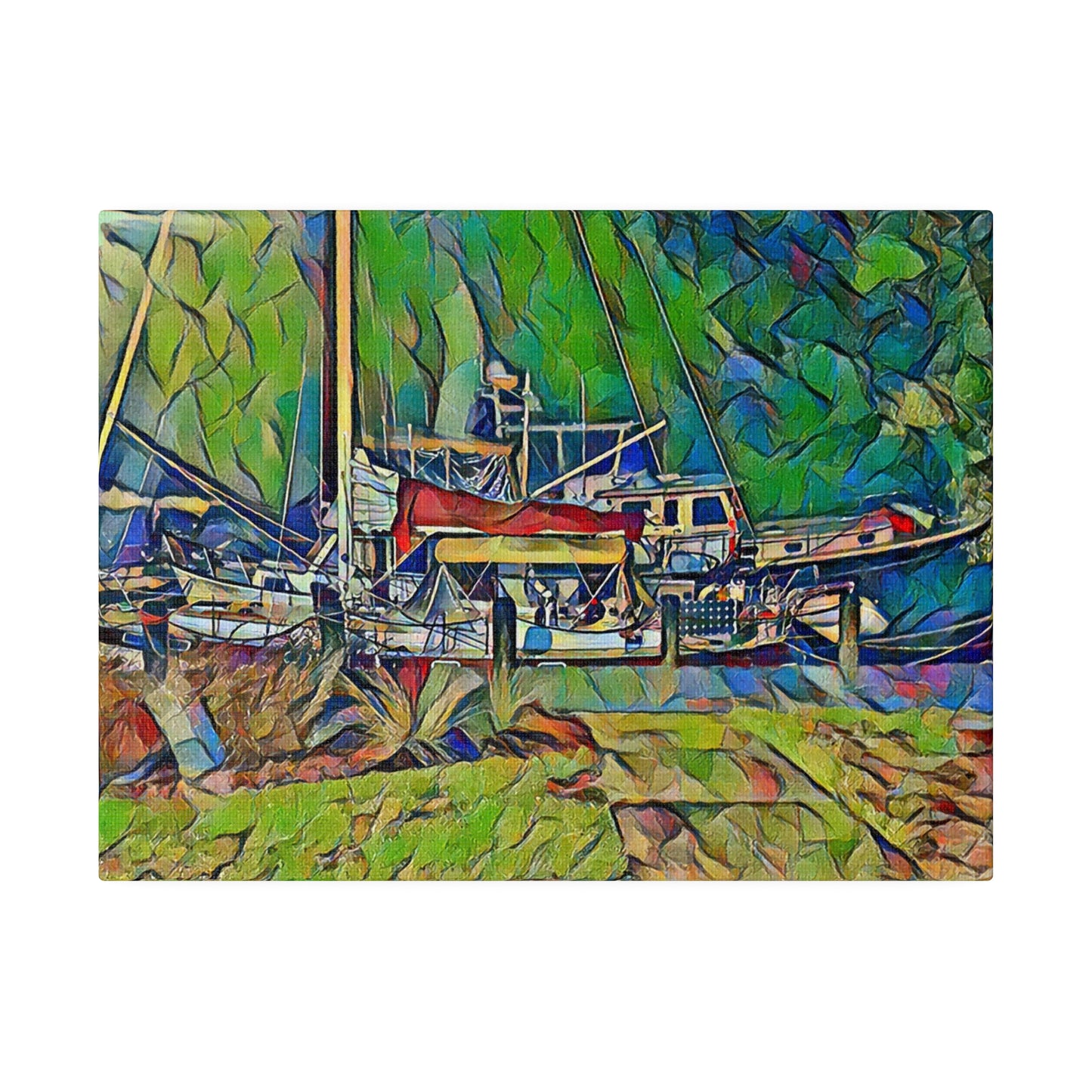 Canvas Print in Multiple Landscape Sizes from the Nautical Series at Intriguing Vistas