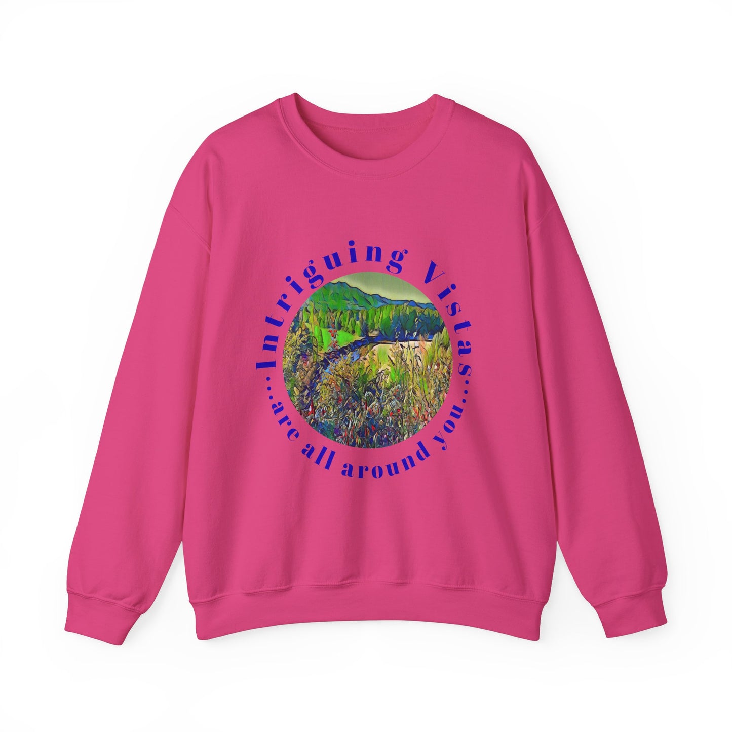 Gildan 18000 Unisex Adult Heavy Blend Crewneck Sweatshirt Available in Multiple Colors from the Scenery Series at Intriguing Vistas