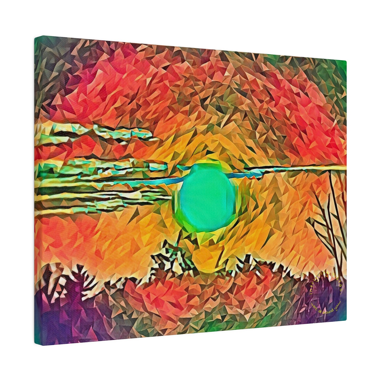 Intriguing Vistas™ Sunset Series Matte Canvas Print in 12 Landscape Sizes!!