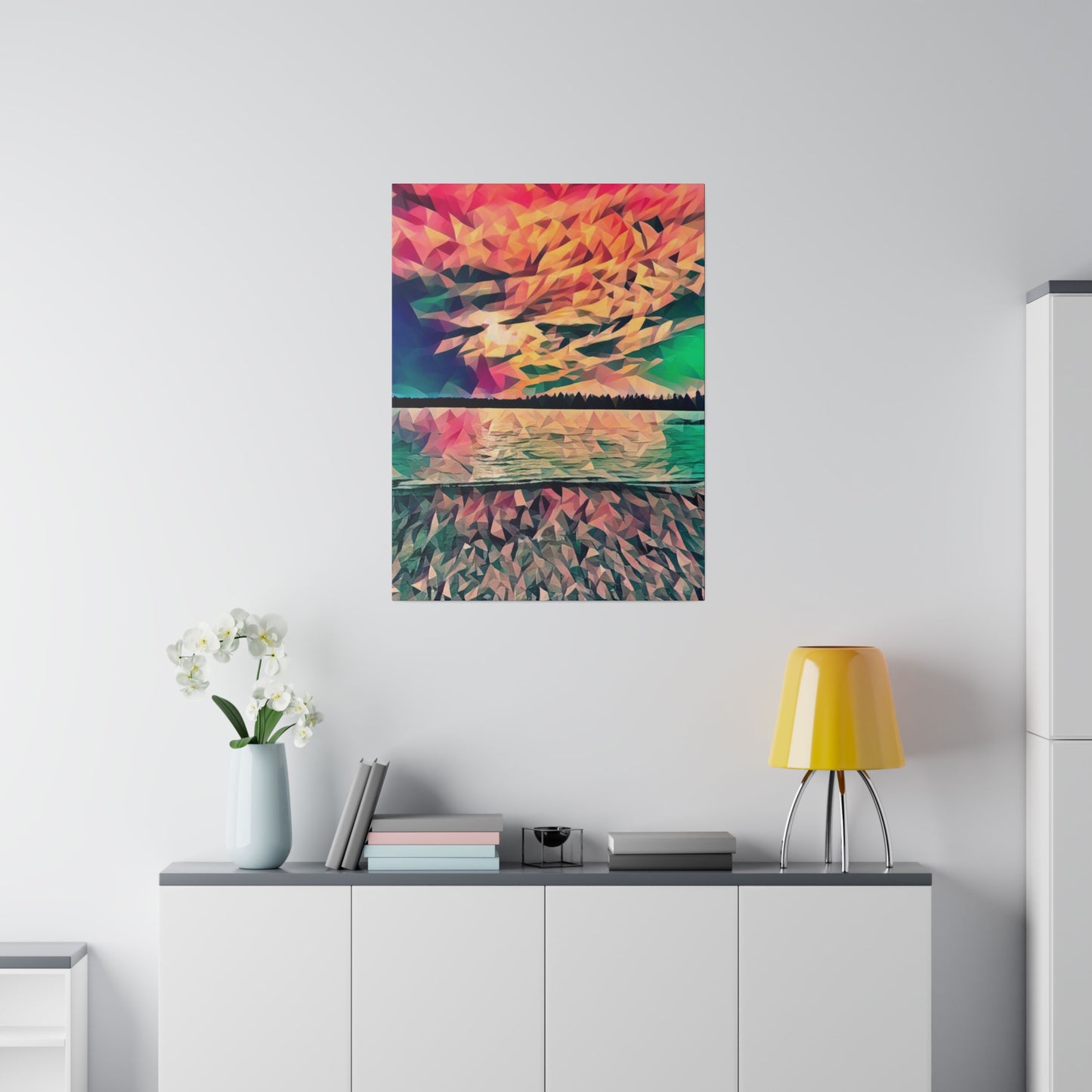 Canvas Print in Multiple Portrait Sizes from the Sunset Series at Intriguing Vistas