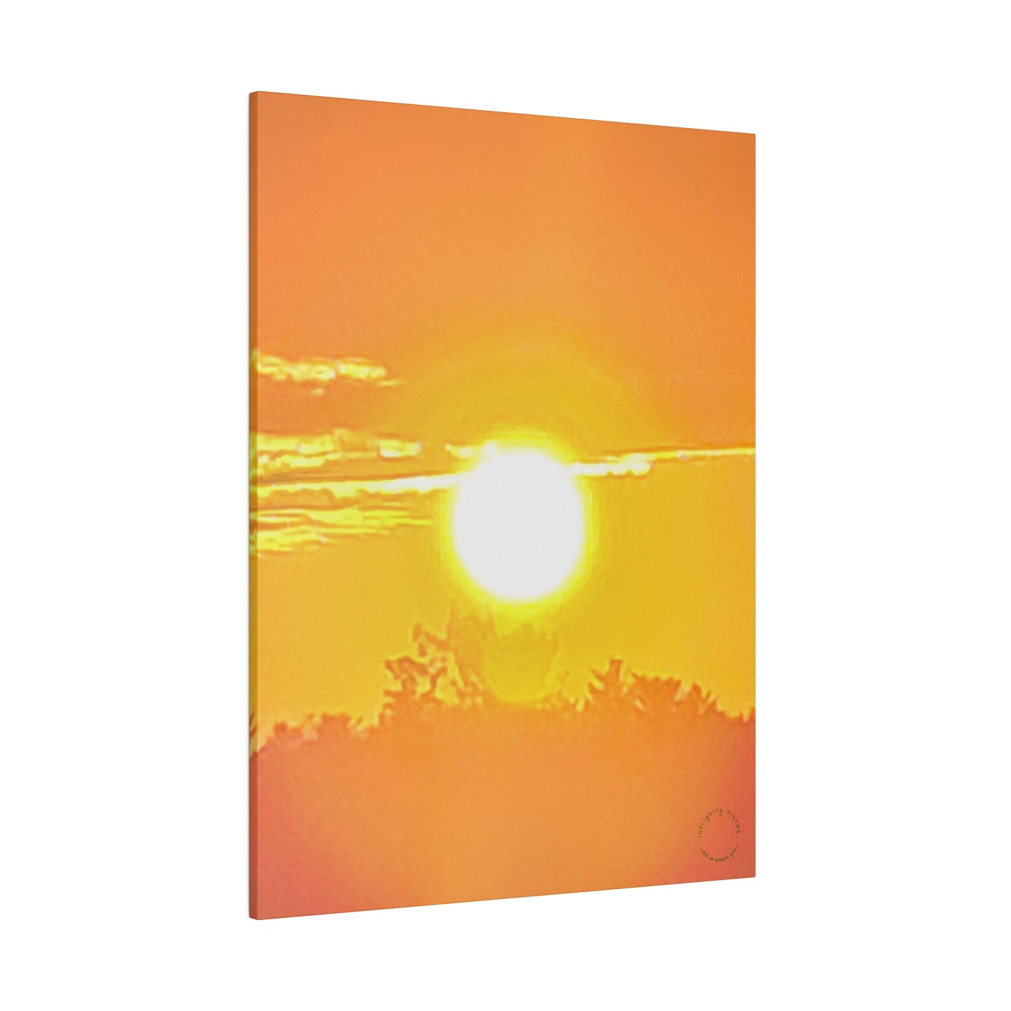 Intriguing Vistas™ Sunset Series Matte Canvas Print in 12 Portrait Sizes!!