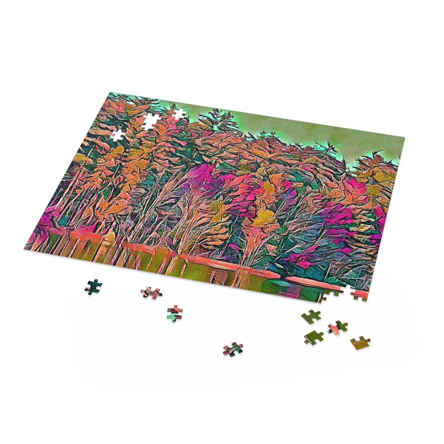 Custom Jigsaw Puzzle Available in Three Sizes from the Scenery Series at Intriguing Vistas