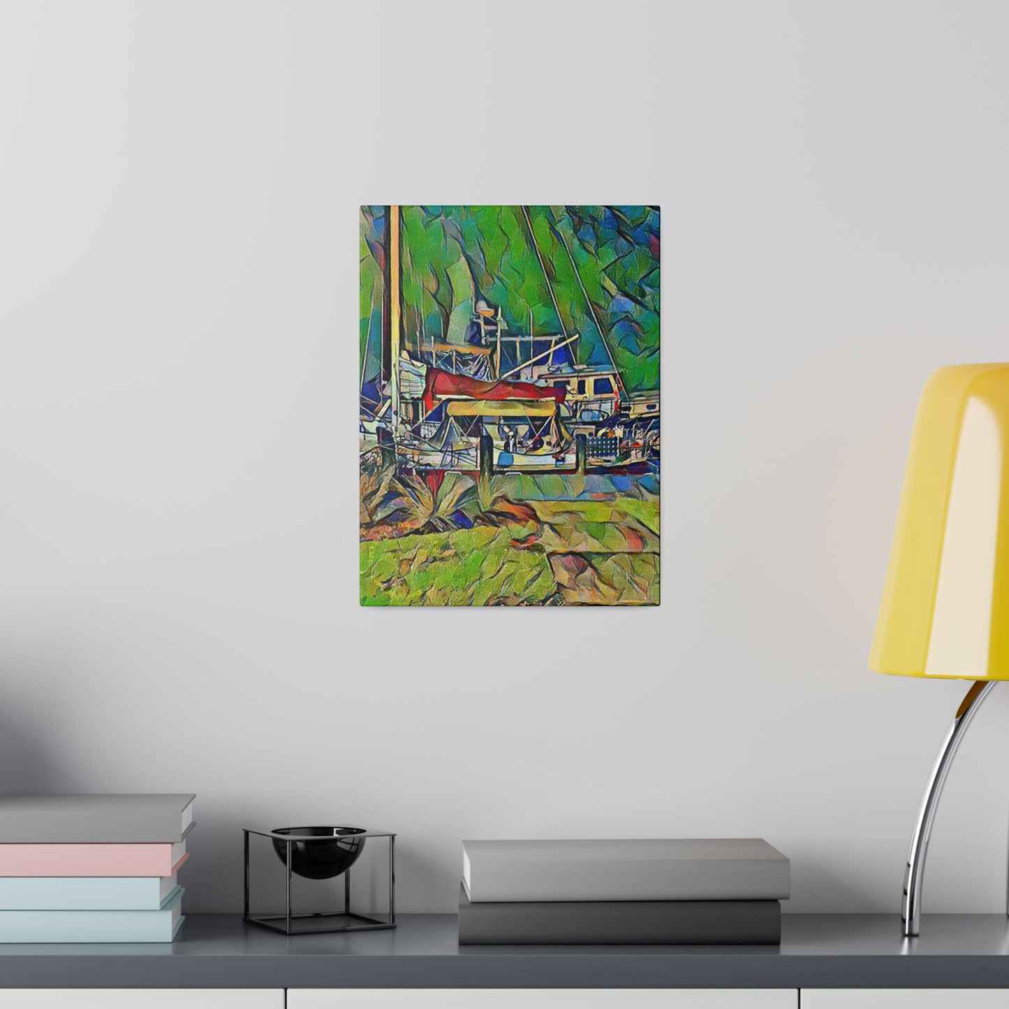 Intriguing Vistas™ Nautical Series Matte Canvas Print in 12 Portrait Sizes!!