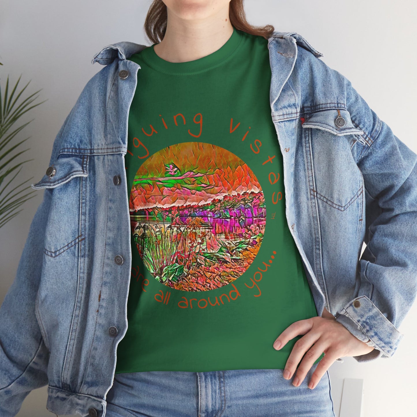 Intriguing Vistas™ Scenery Series Unisex Heavy Cotton Tee