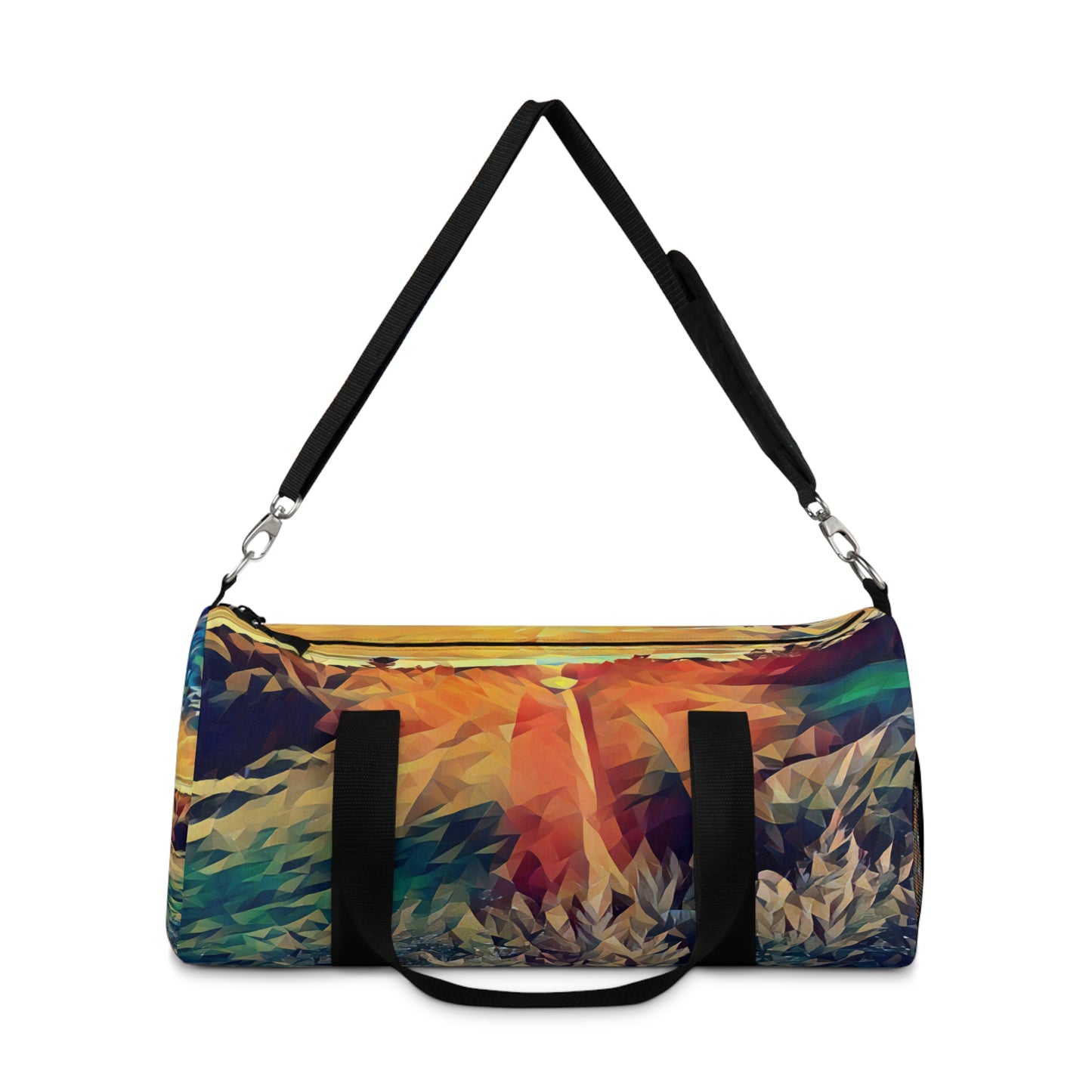 Custom Duffel Bag available in two sizes from the Sunset Series at Intriguing Vistas