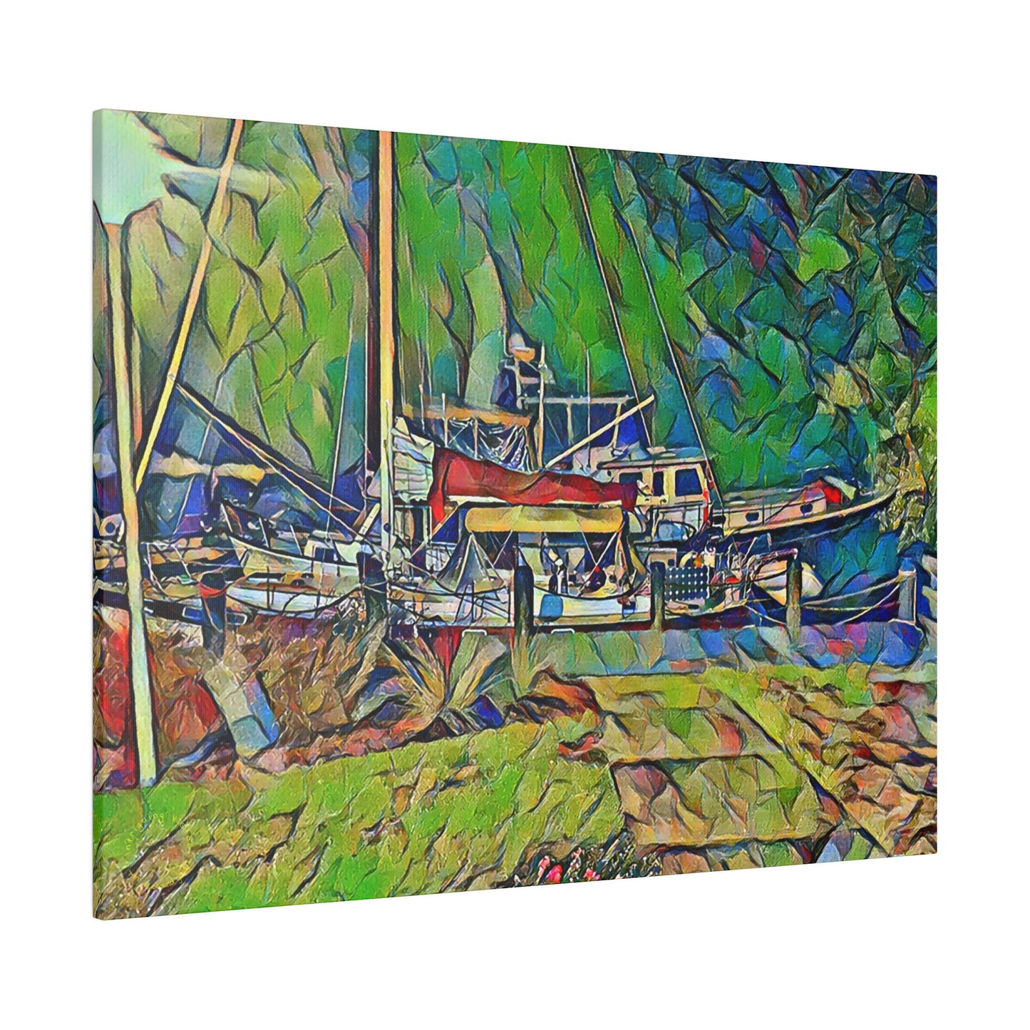 Intriguing Vistas™ Nautical Series Matte Canvas Print in 12 Landscape Sizes!!