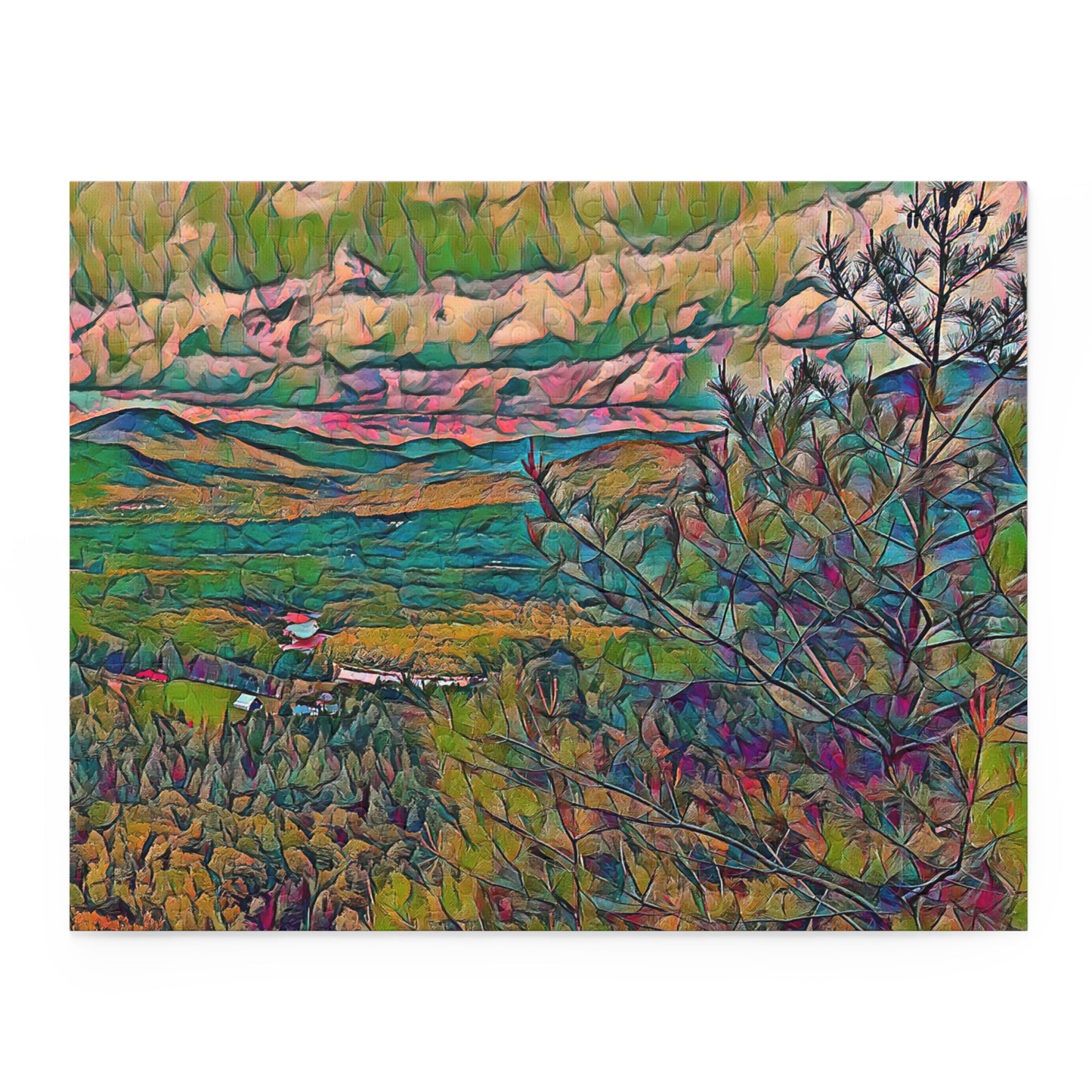 Custom Jigsaw Puzzle Available in Three Sizes from the Scenery Series at Intriguing Vistas