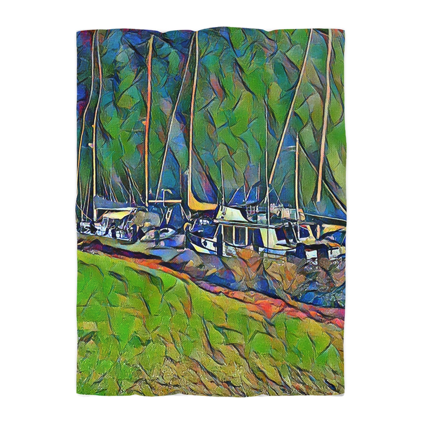 Intriguing Vistas™ Nautical Series Duvet Cover