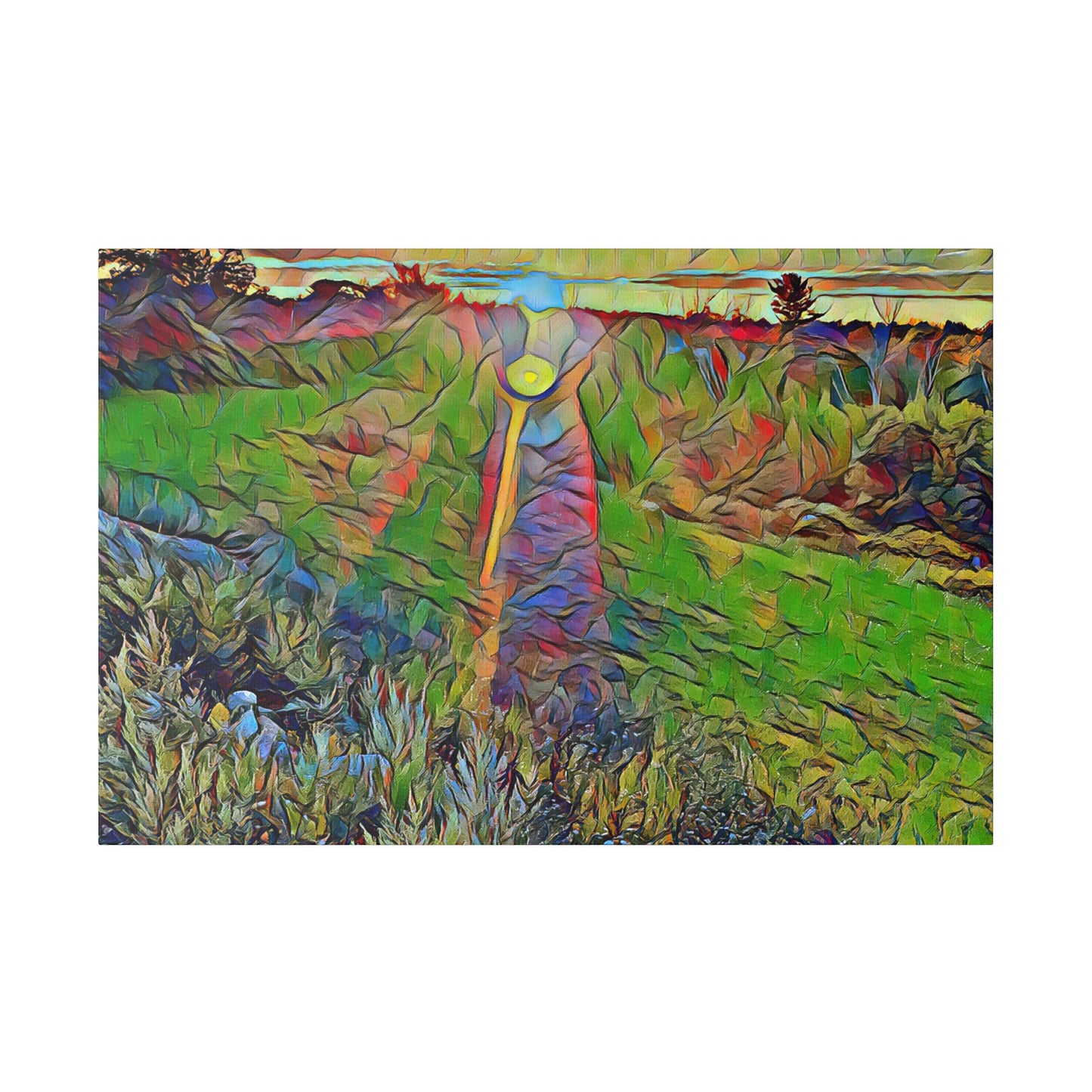 Canvas Art Print in Multiple Landscape Sizes from the Sunset Series at Intriguing Vistas