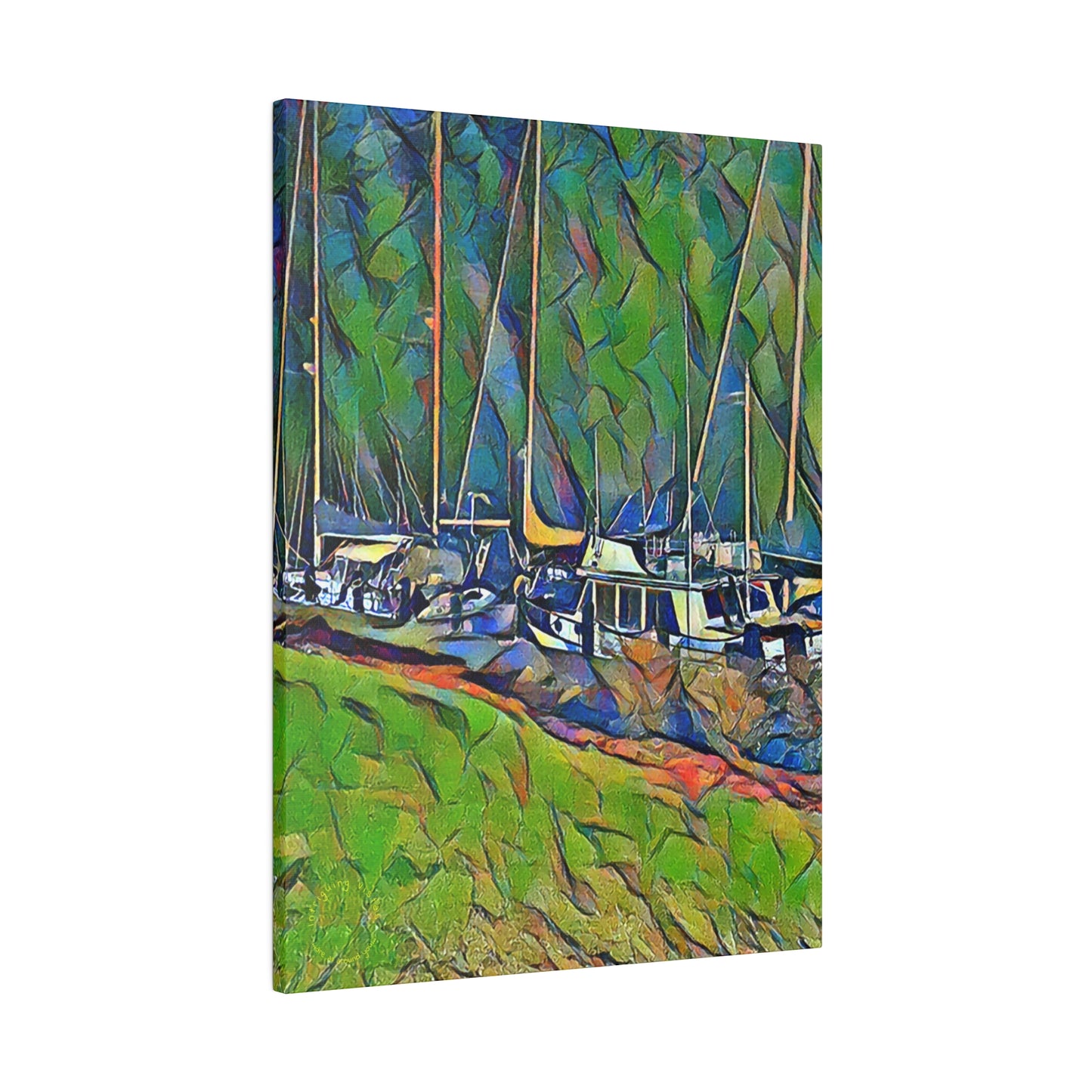 Intriguing Vistas™ Nautical Series Matte Canvas Print in 12 Portrait Sizes!!