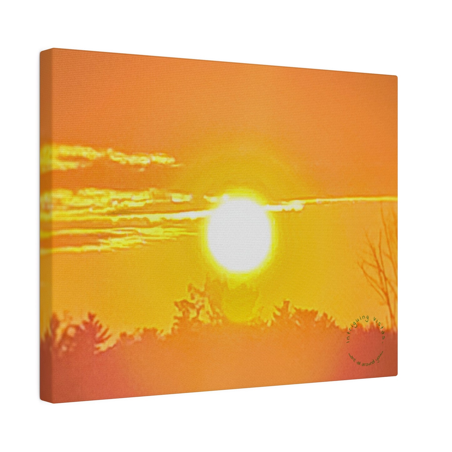 Intriguing Vistas™ Sunset Series Matte Canvas Print in 12 Landscape Sizes!!