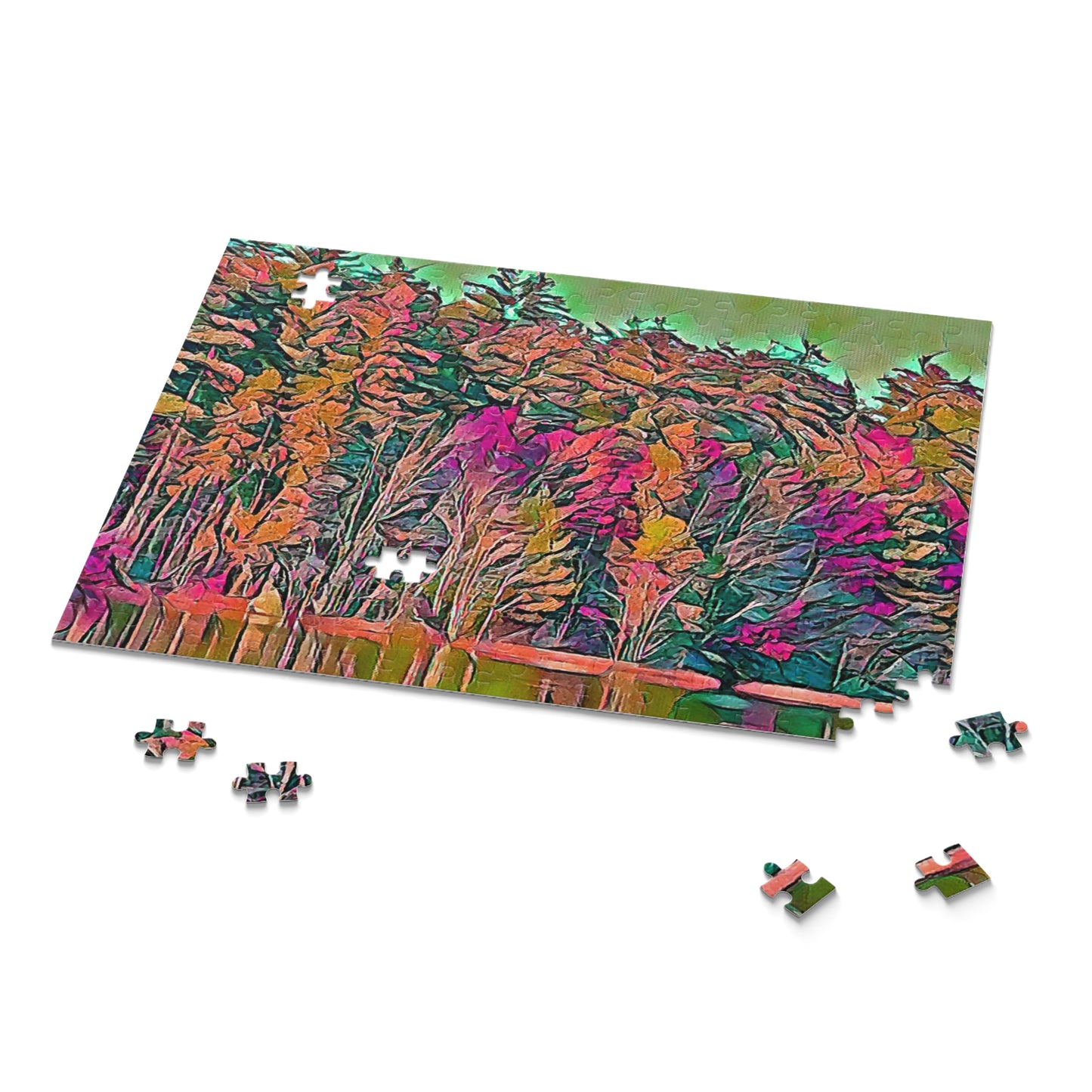 Custom Jigsaw Puzzle Available in Three Sizes from the Scenery Series at Intriguing Vistas