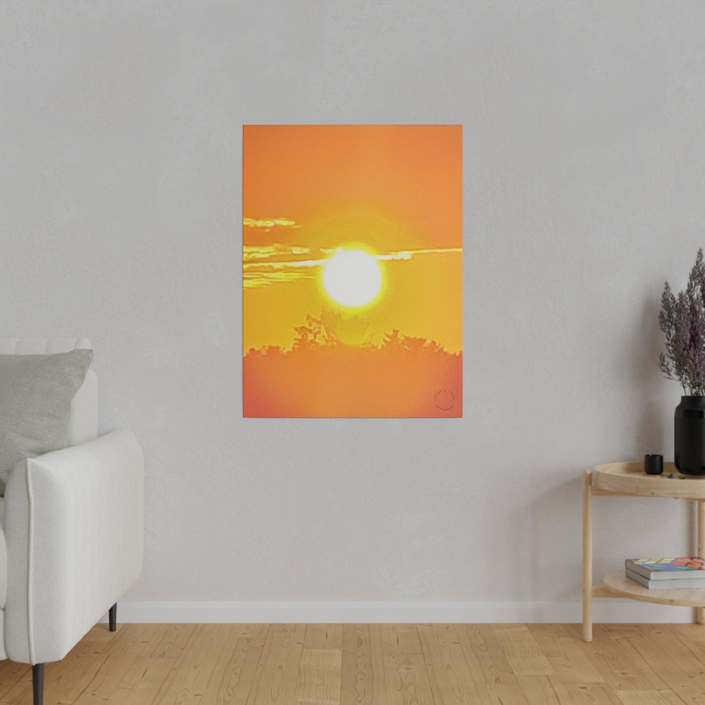 Intriguing Vistas™ Sunset Series Matte Canvas Print in 12 Portrait Sizes!!