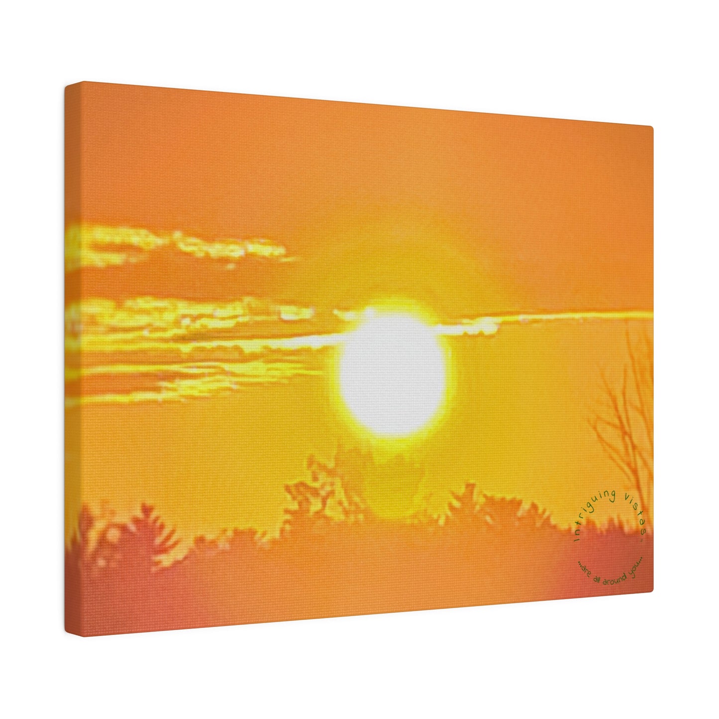 Intriguing Vistas™ Sunset Series Matte Canvas Print in 12 Landscape Sizes!!