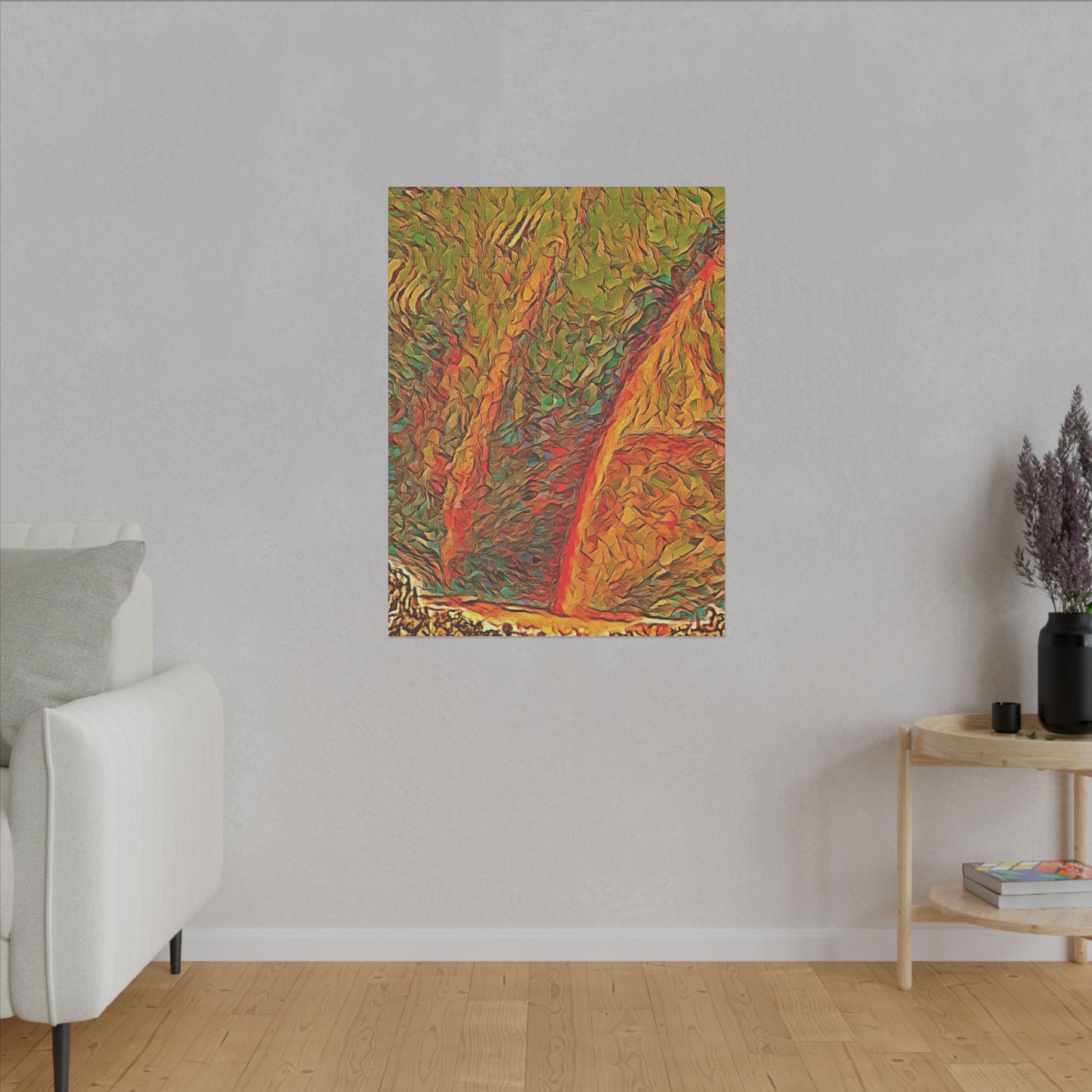 Canvas Print in Multiple Portrait Sizes from the Rainbow Series at Intriguing Vistas