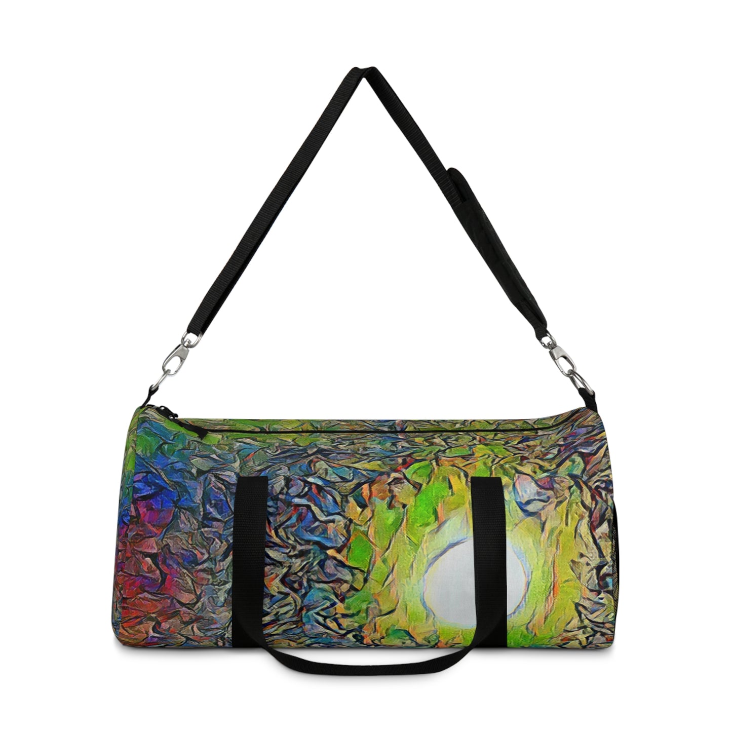 Custom Duffel Bag available in two sizes from the Night Sky Series at Intriguing Vistas