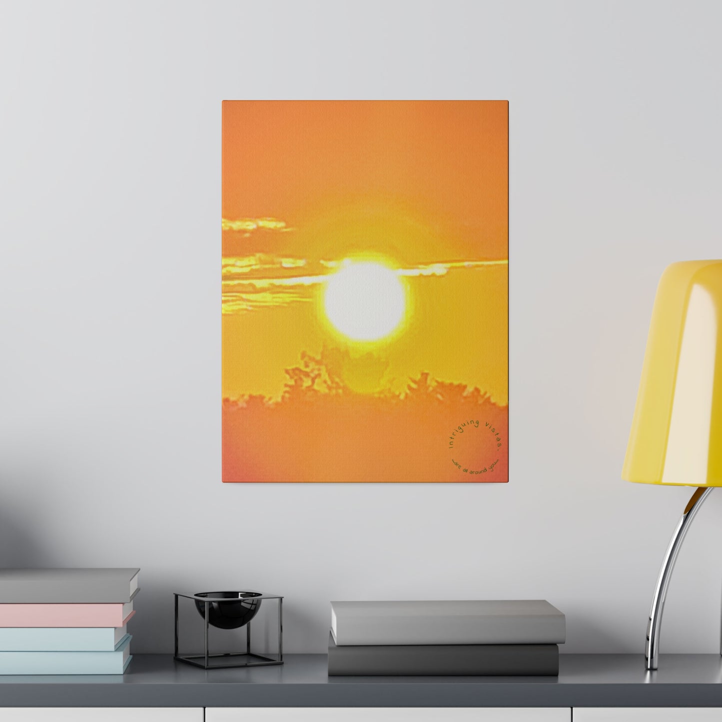 Intriguing Vistas™ Sunset Series Matte Canvas Print in 12 Portrait Sizes!!