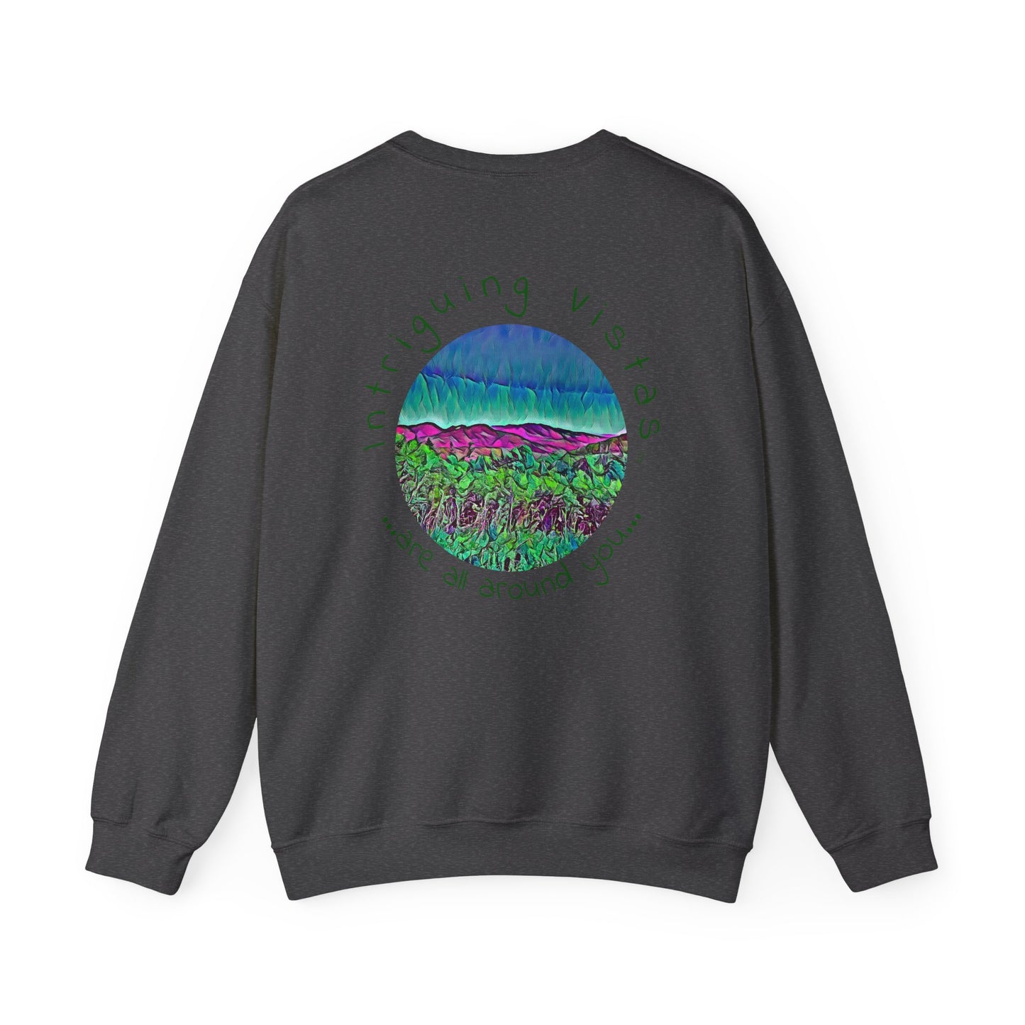 Gildan 18000 Unisex Adult Heavy Blend Crewneck Sweatshirt part of the Scenery Series from Intriguing Vistas