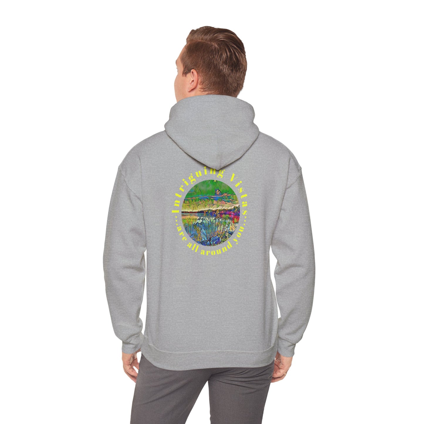 Gildan 18500 Unisex Adult Heavy Blend Crewneck Hooded Sweatshirt from the Scenery Series at Intriguing Vistas