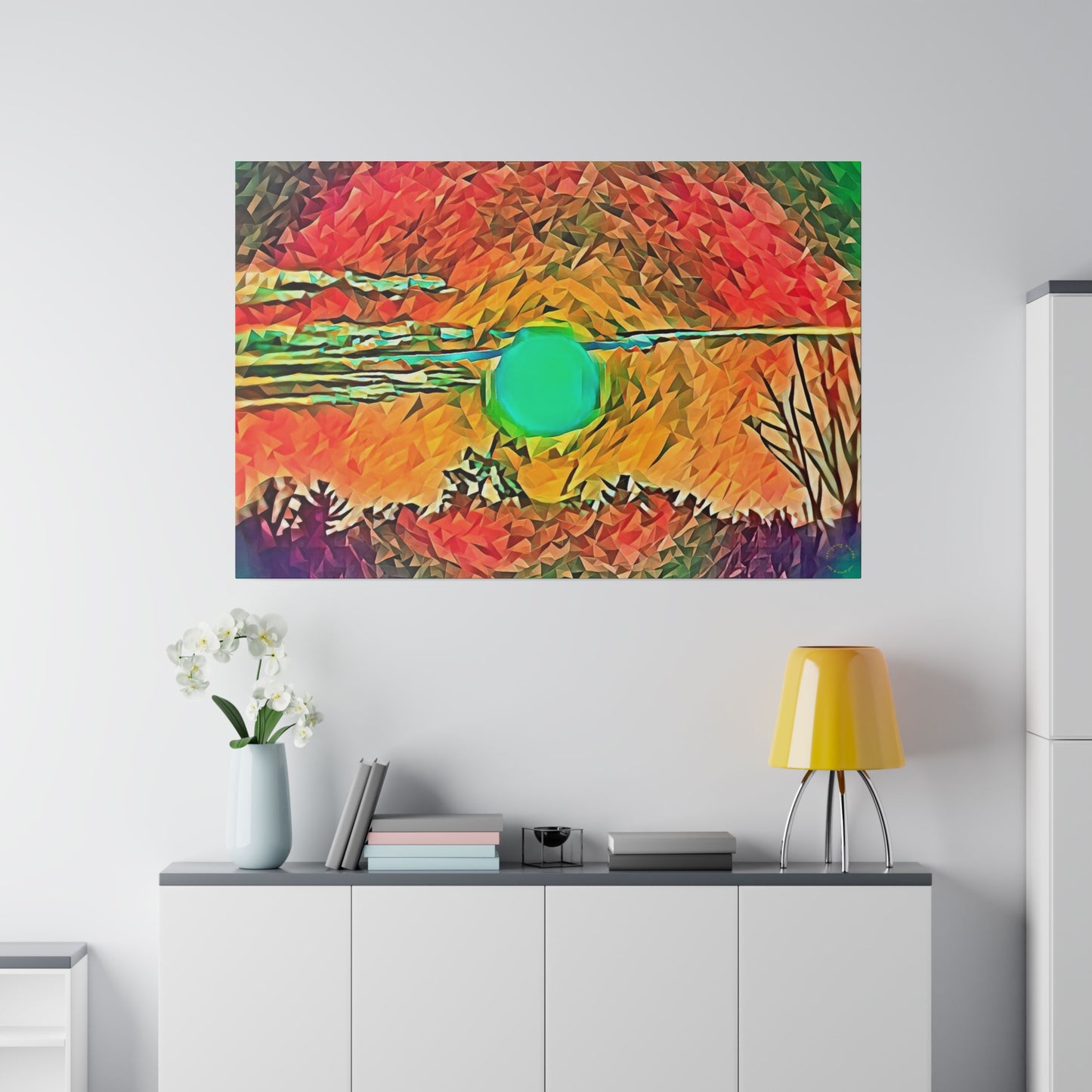 Intriguing Vistas™ Sunset Series Matte Canvas Print in 12 Landscape Sizes!!