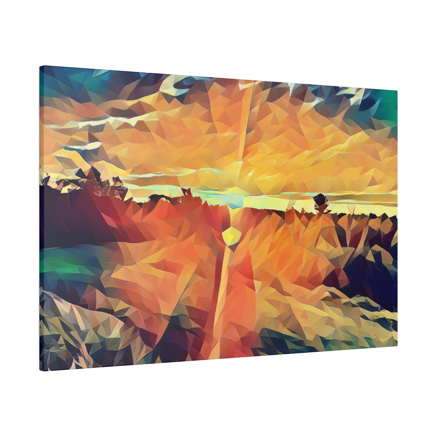 Intriguing Vistas™ Sunset Series Matte Canvas Print in 12 Horizontal Sizes!!