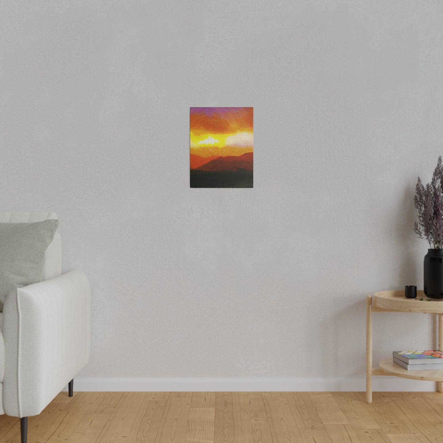 Canvas Art Print in Multiple Portrait Sizes from the Sunset Series at Intriguing Vistas