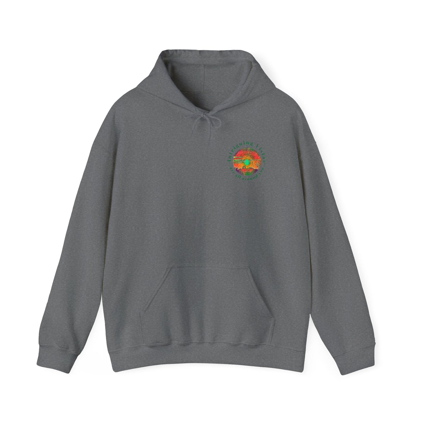 Gildan 18500 Unisex Adult Heavy Blend Crewneck Hooded Sweatshirt from the Sunset Series at Intriguing Vistas