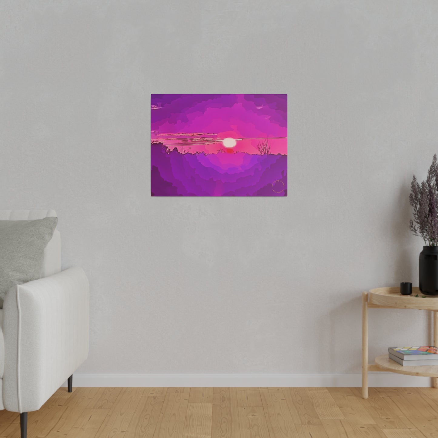 Intriguing Vistas™ Sunset Series Matte Canvas Print in 12 Horizontal Sizes!!