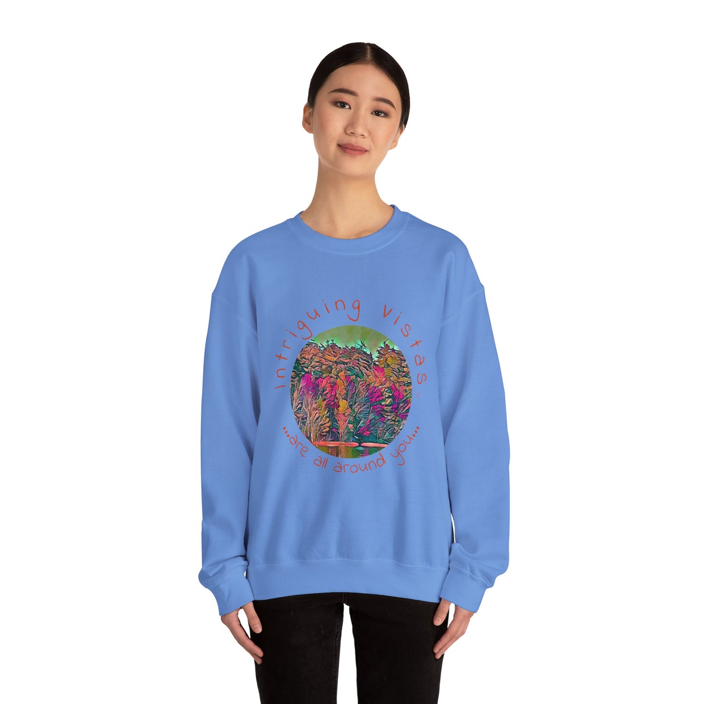 Gildan 18000 Unisex Adult Heavy Blend Crewneck Sweatshirt from the Scenery Series at Intriguing Vistas