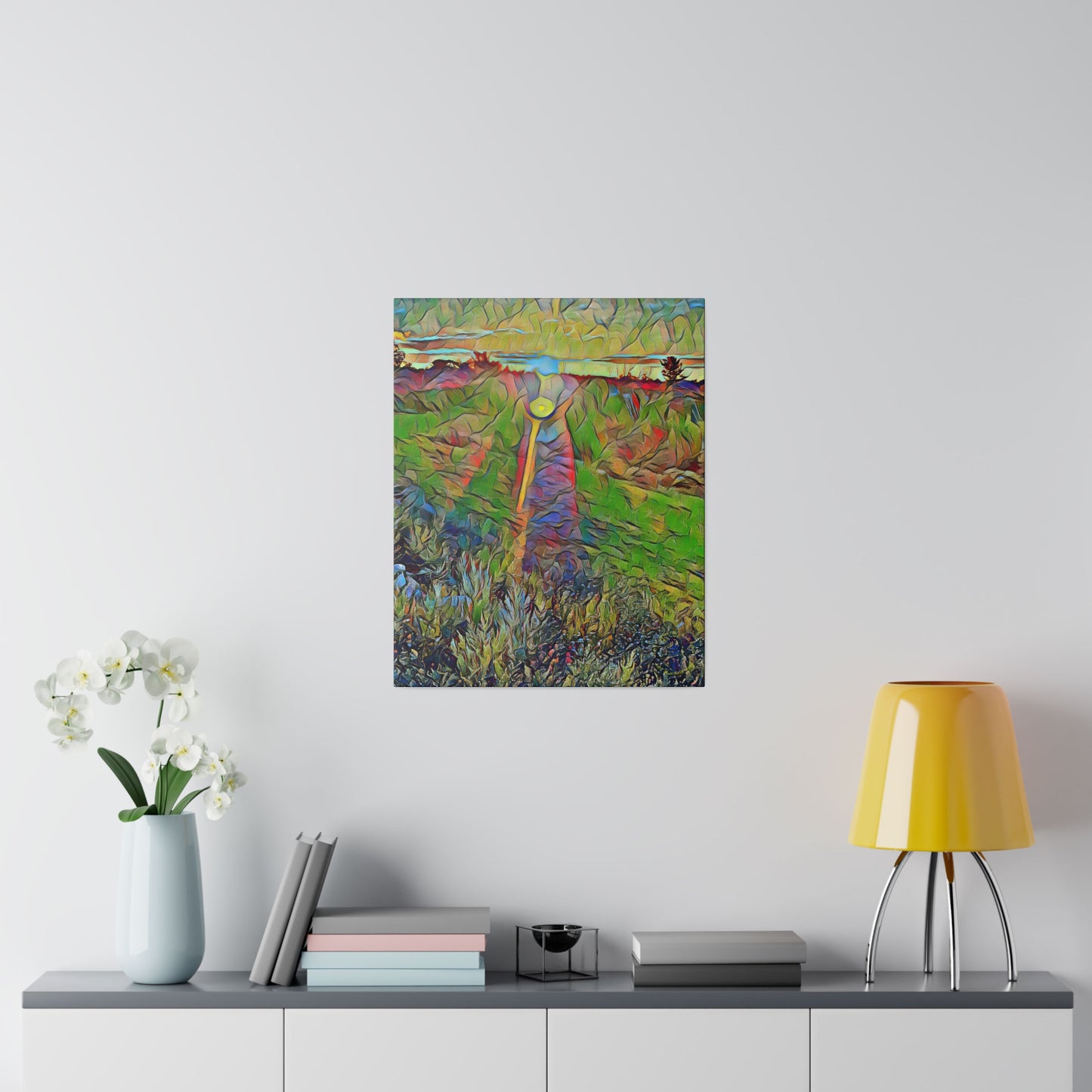 Intriguing Vistas™ Sunset Series Matte Canvas Print in 12 Portrait Sizes!!