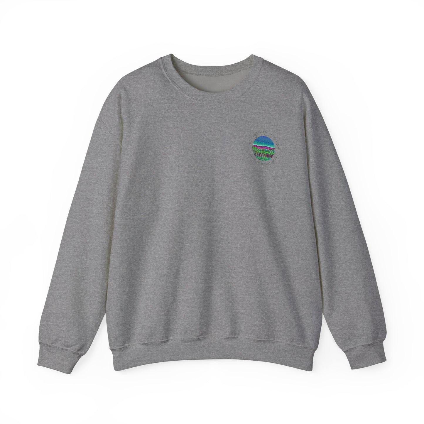 Gildan 18000 Unisex Adult Heavy Blend Crewneck Sweatshirt part of the Scenery Series from Intriguing Vistas